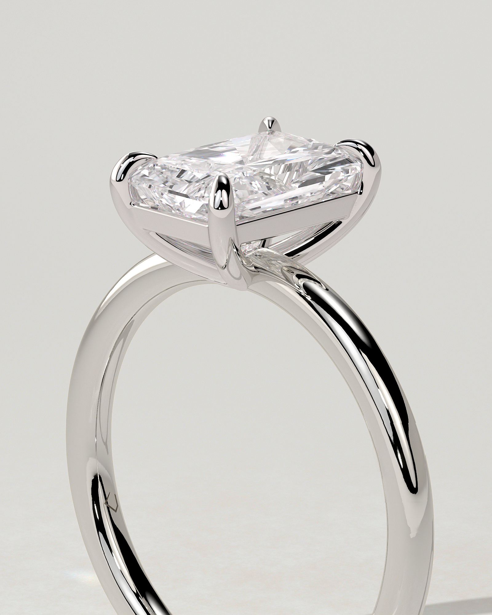 Judy Solitaire Radiant Ring