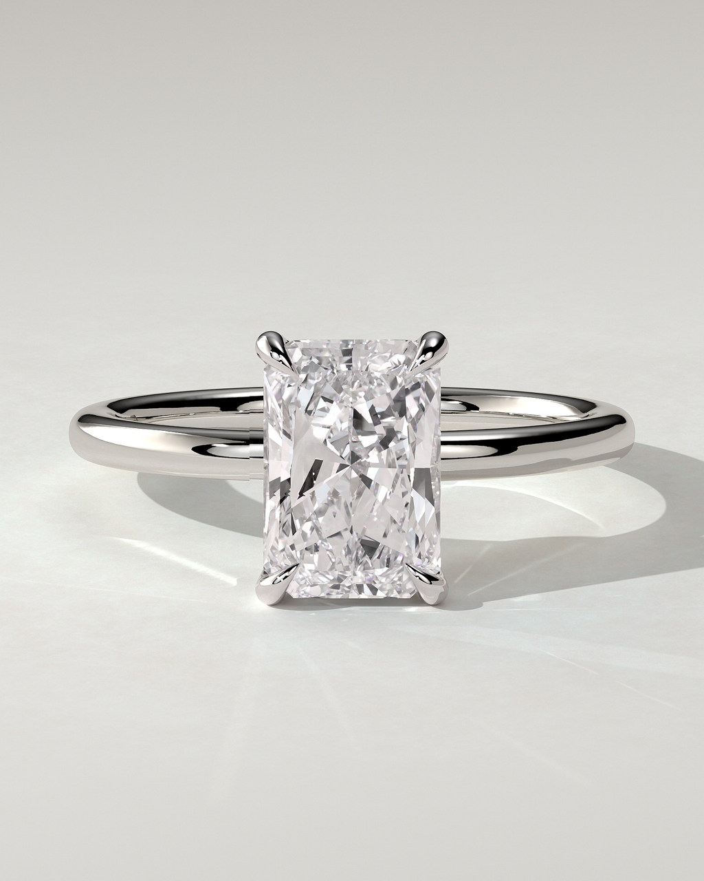 Judy Solitaire Radiant Ring