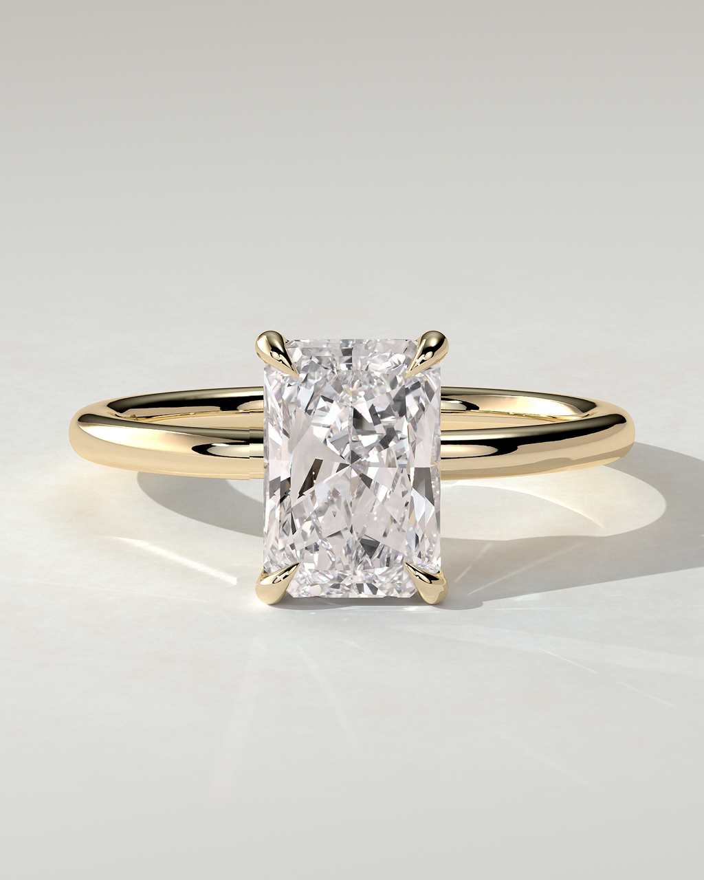 Judy Solitaire Radiant Ring