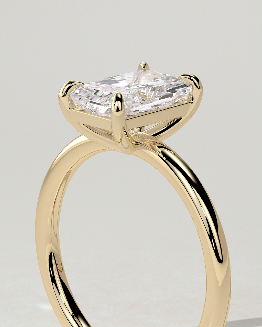 Judy Solitaire Radiant Ring