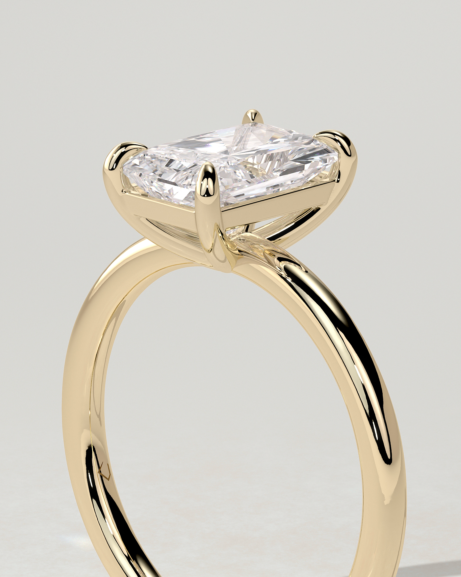 Judy Solitaire Radiant Ring