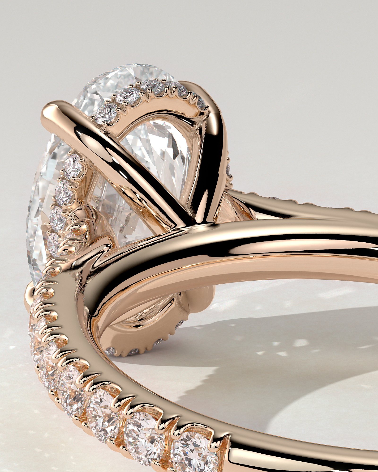 Julia Solitaire Oval Ring