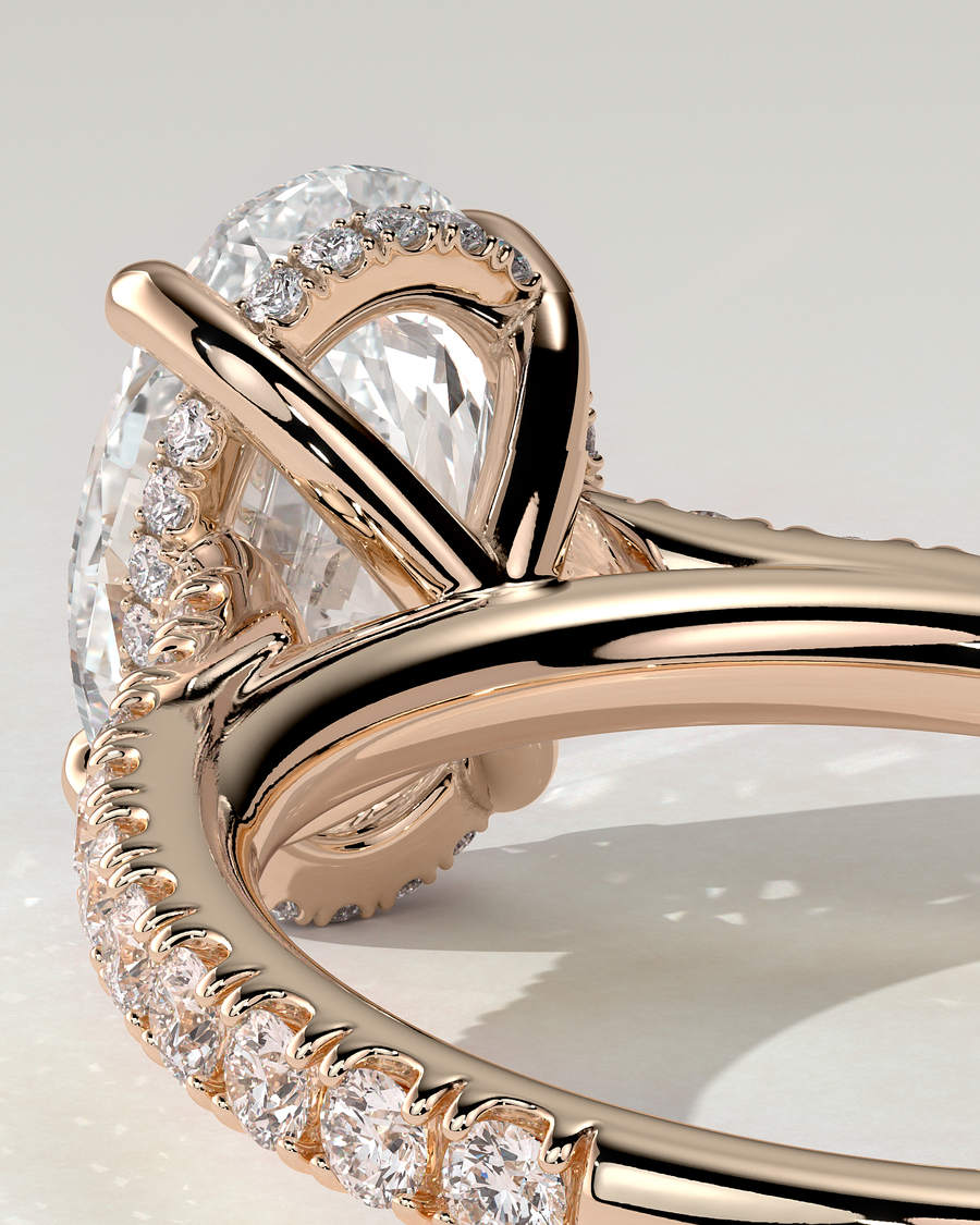 Julia Solitaire Oval Ring