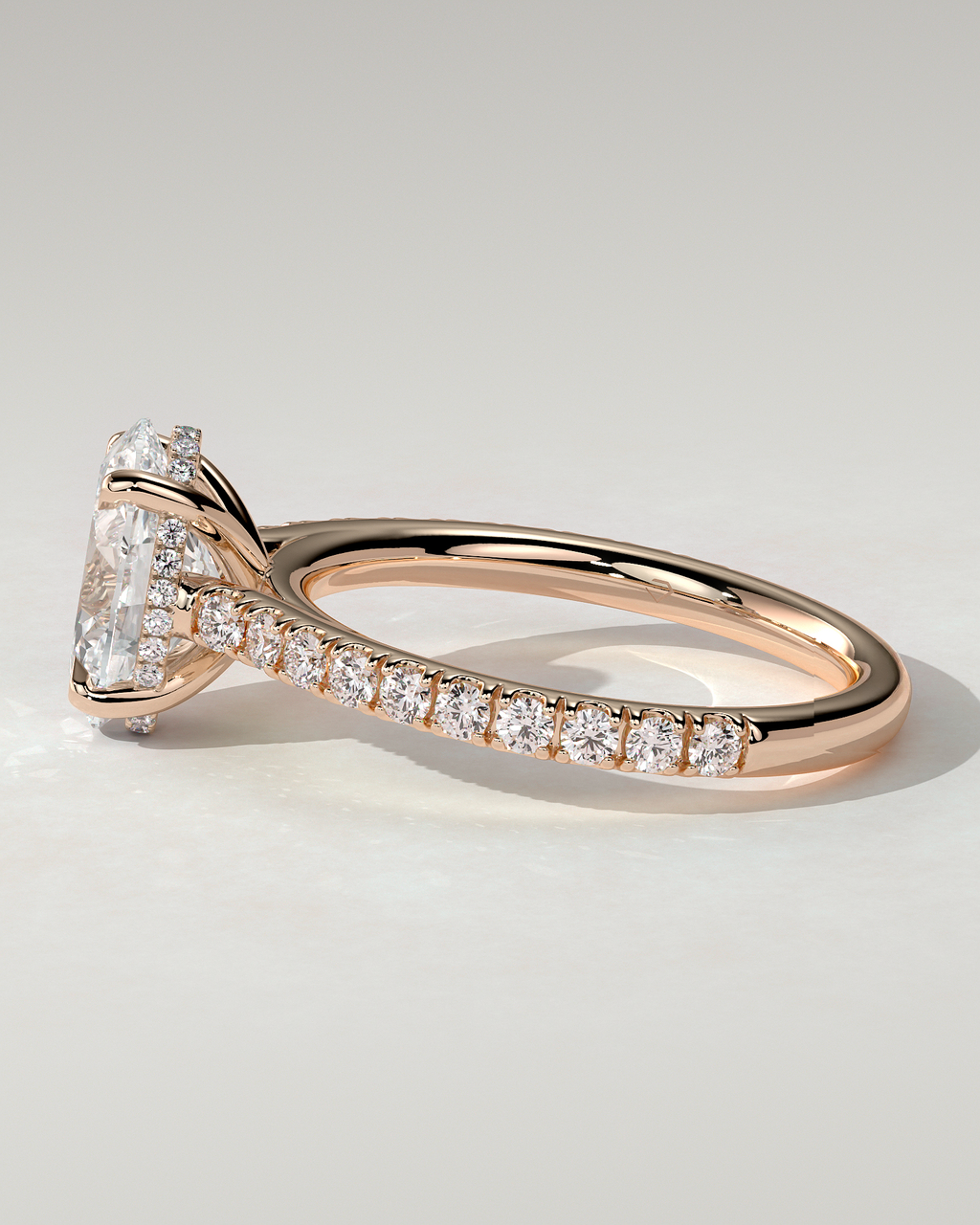 Julia Solitaire Oval Ring