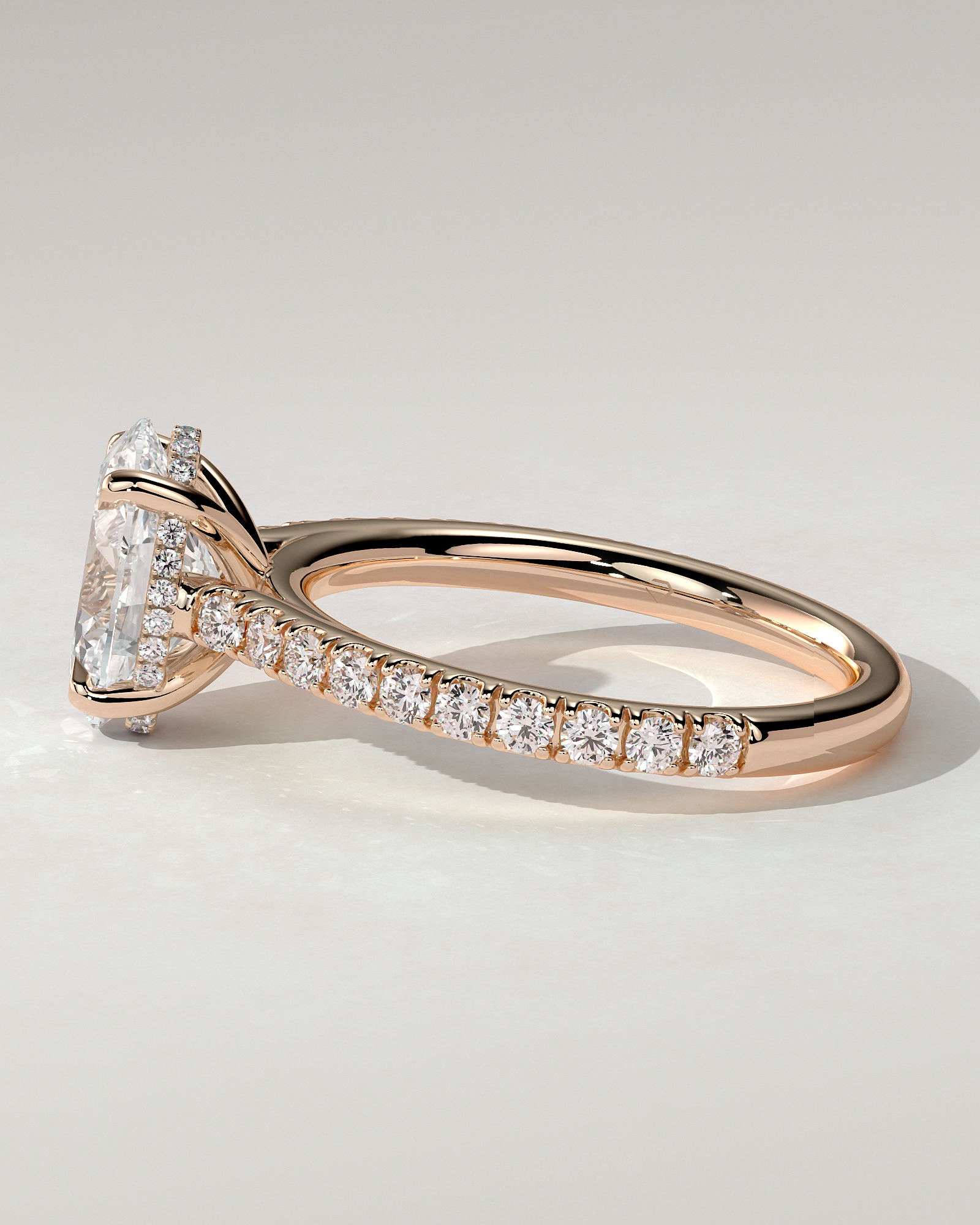Julia Solitaire Oval Ring
