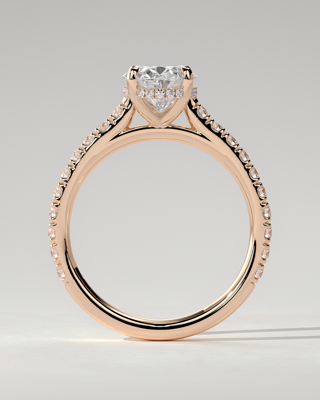 Julia Solitaire Oval Ring