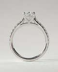 Julia Solitaire Oval Ring