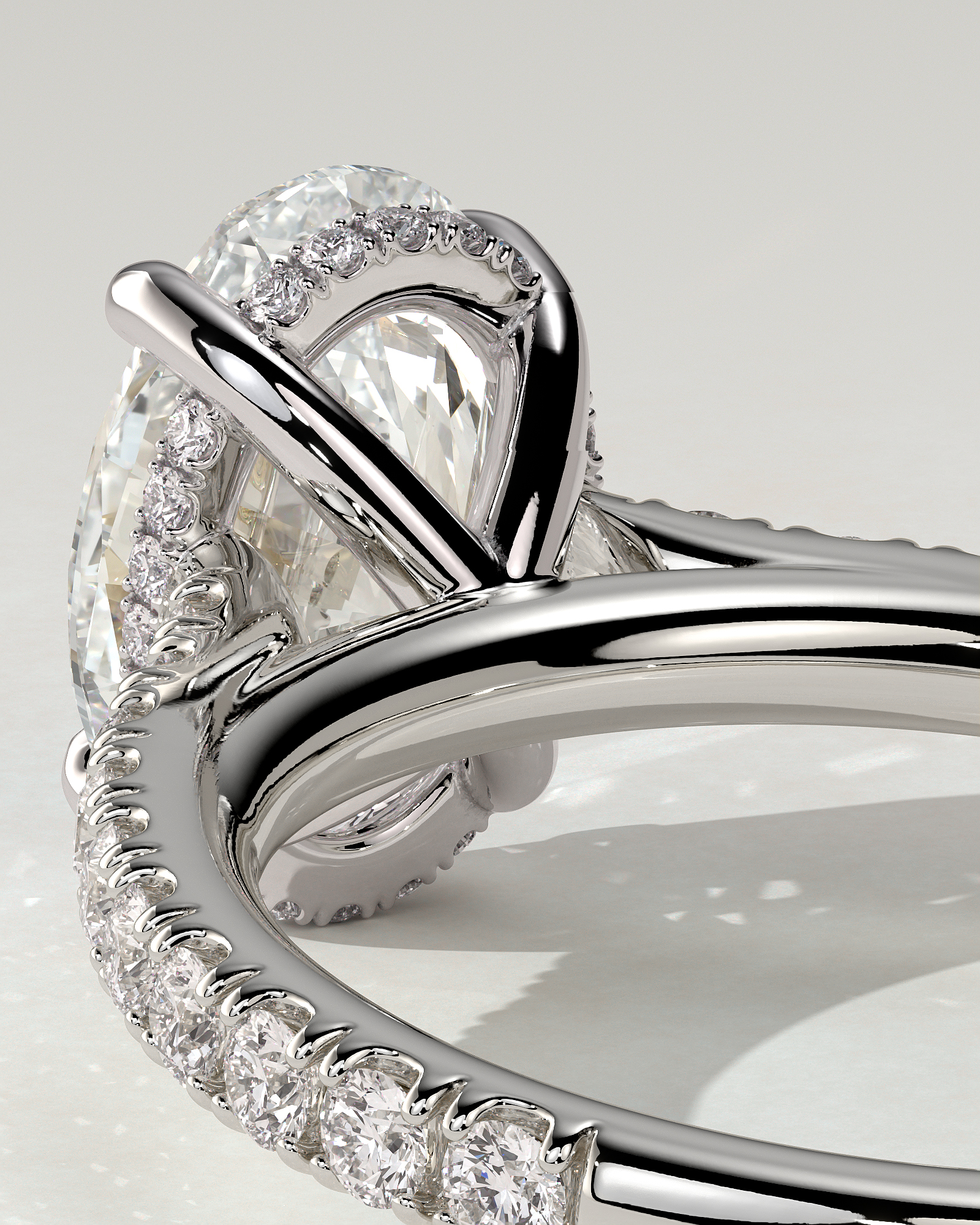 Julia Solitaire Oval Ring