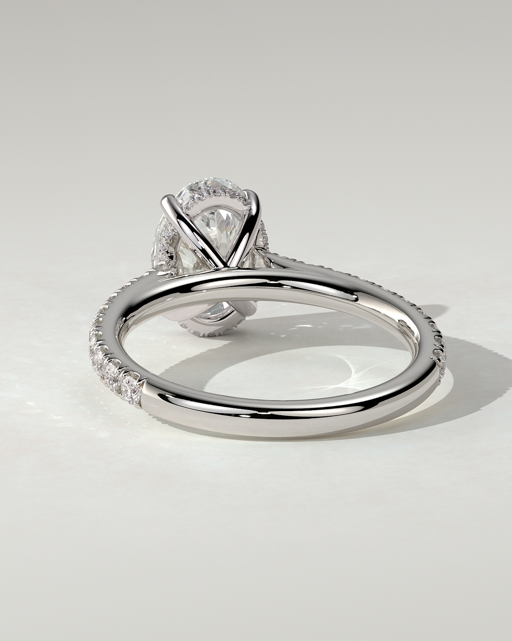 Julia Solitaire Oval Ring