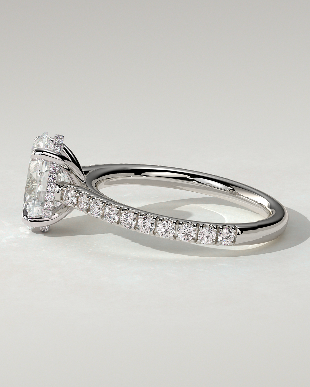 Julia Solitaire Oval Ring