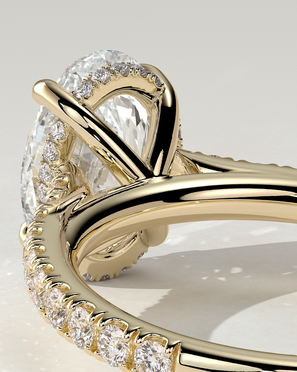 Julia Solitaire Oval Ring