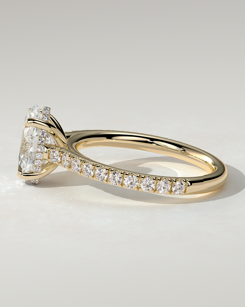Julia Solitaire Oval Ring