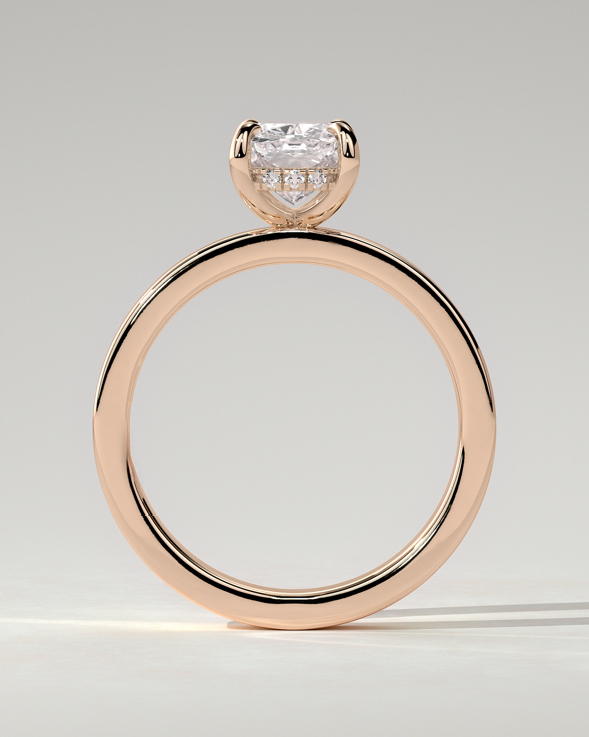 Kai Solitaire Cushion Ring