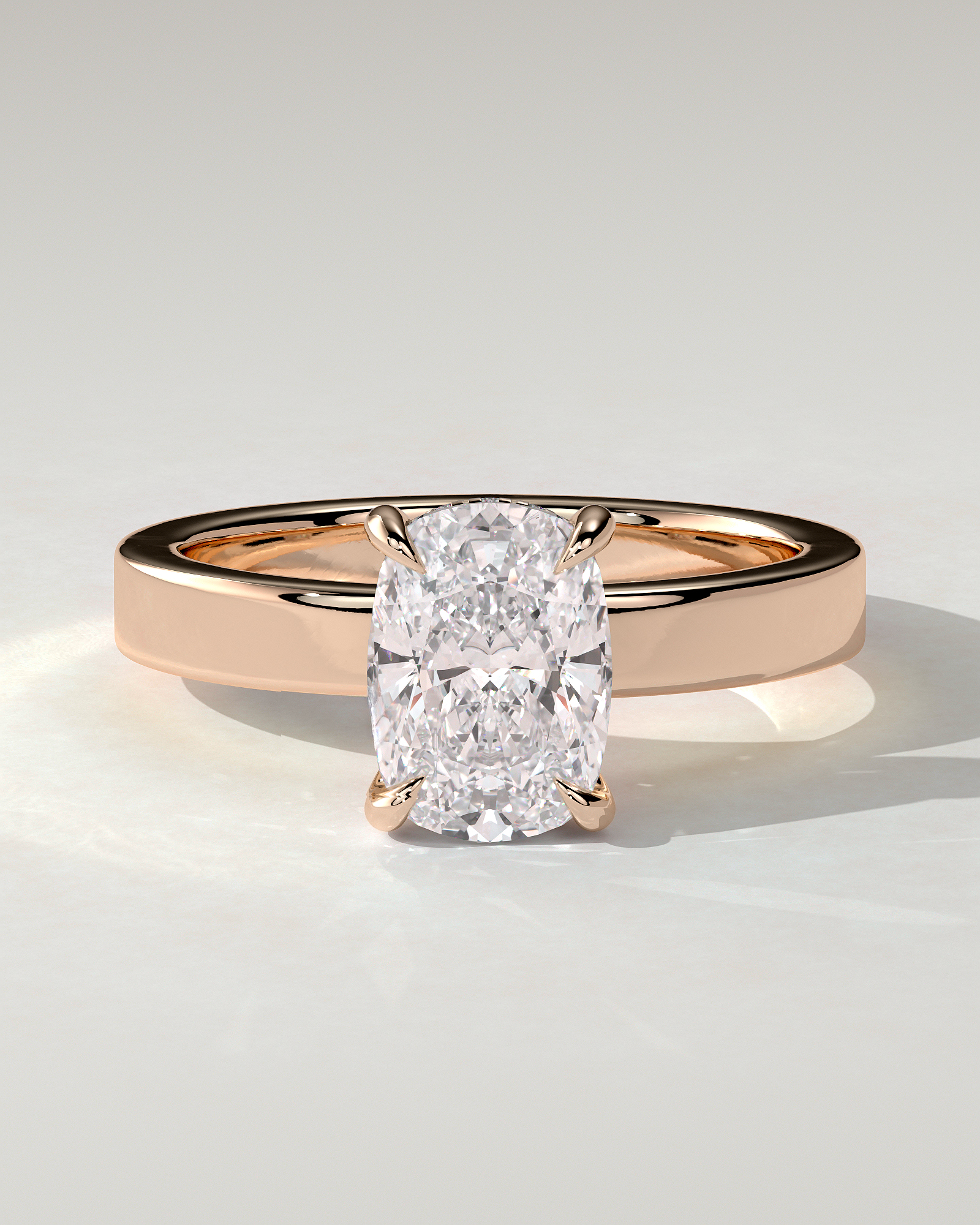 Kai Solitaire Cushion Ring
