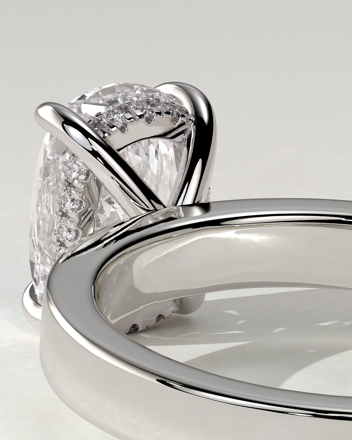 Kai Solitaire Cushion Ring