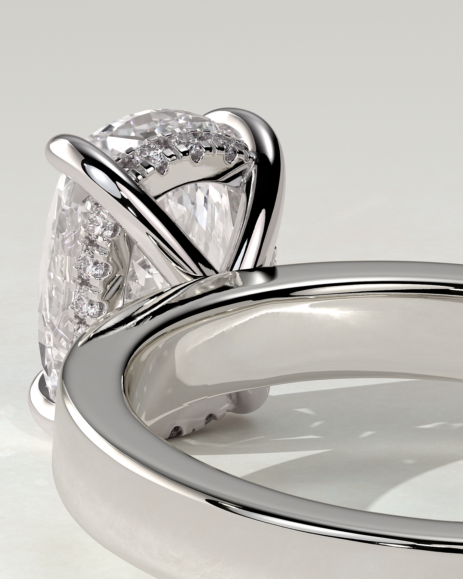 Kai Solitaire Cushion Ring