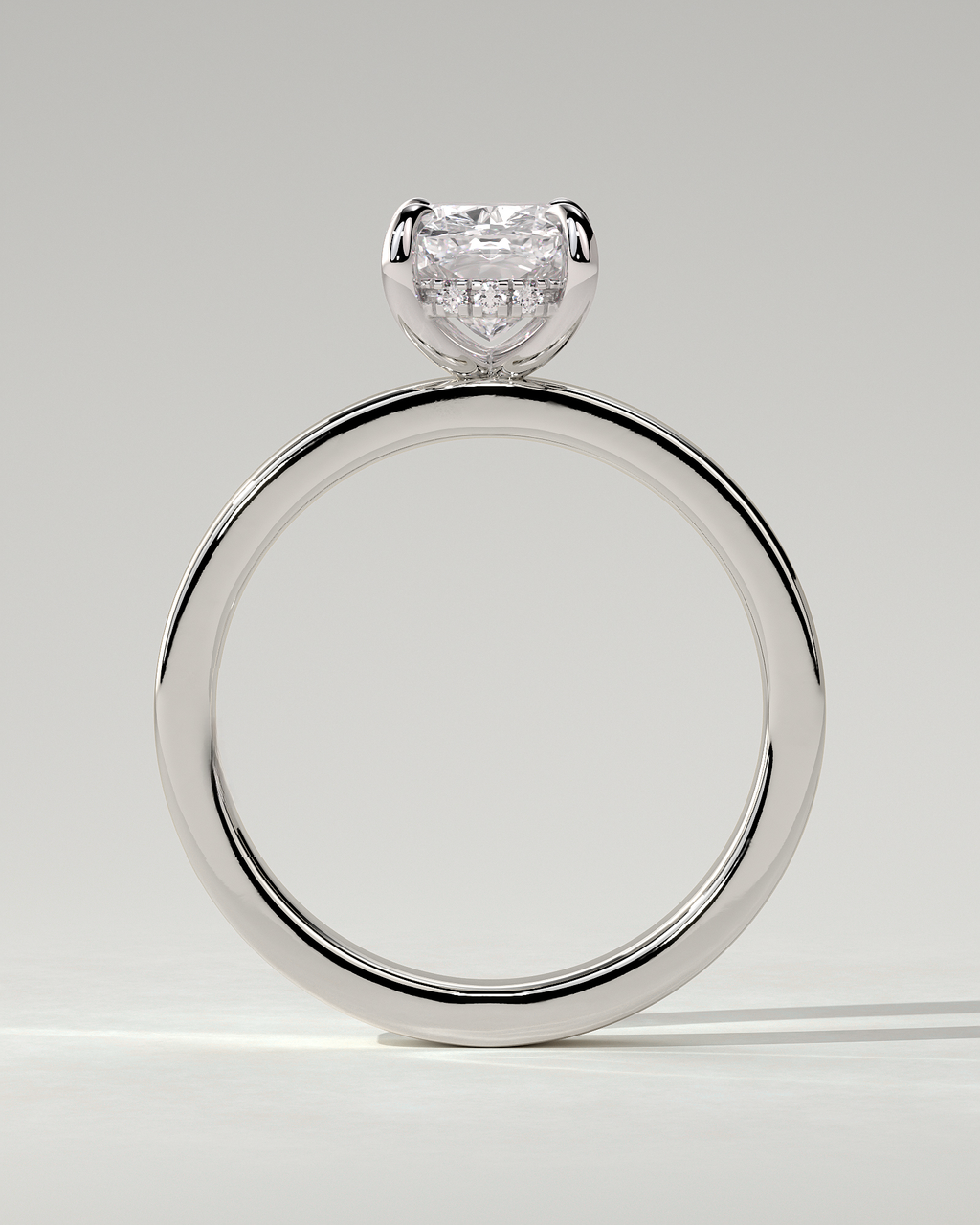 Kai Solitaire Cushion Ring