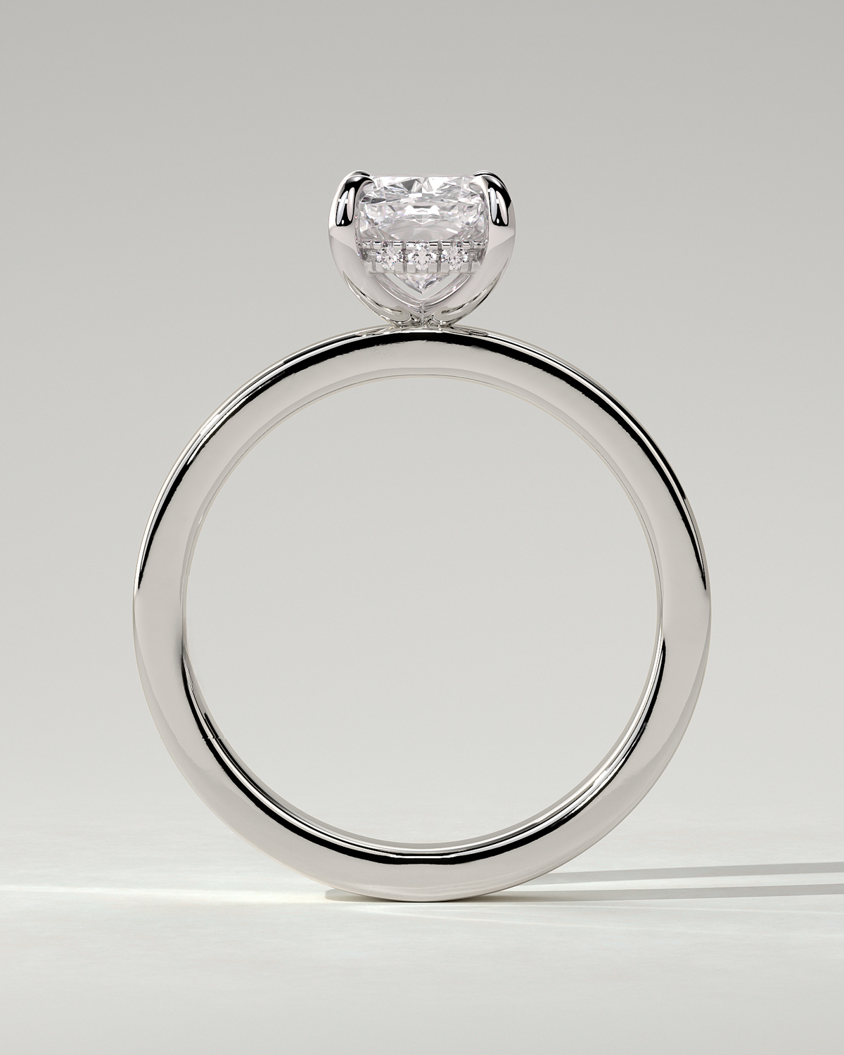Kai Solitaire Cushion Ring