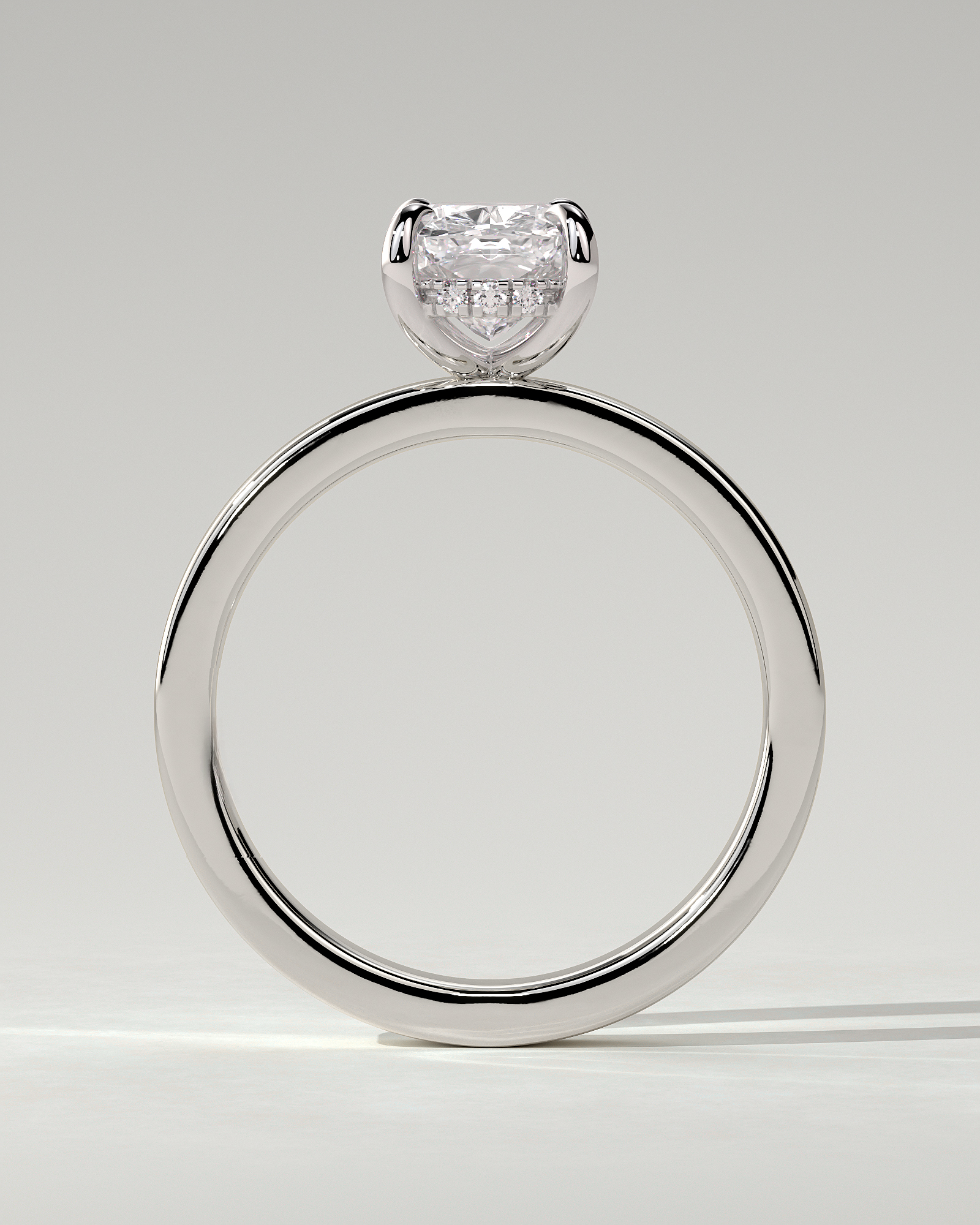 Kai Solitaire Cushion Ring