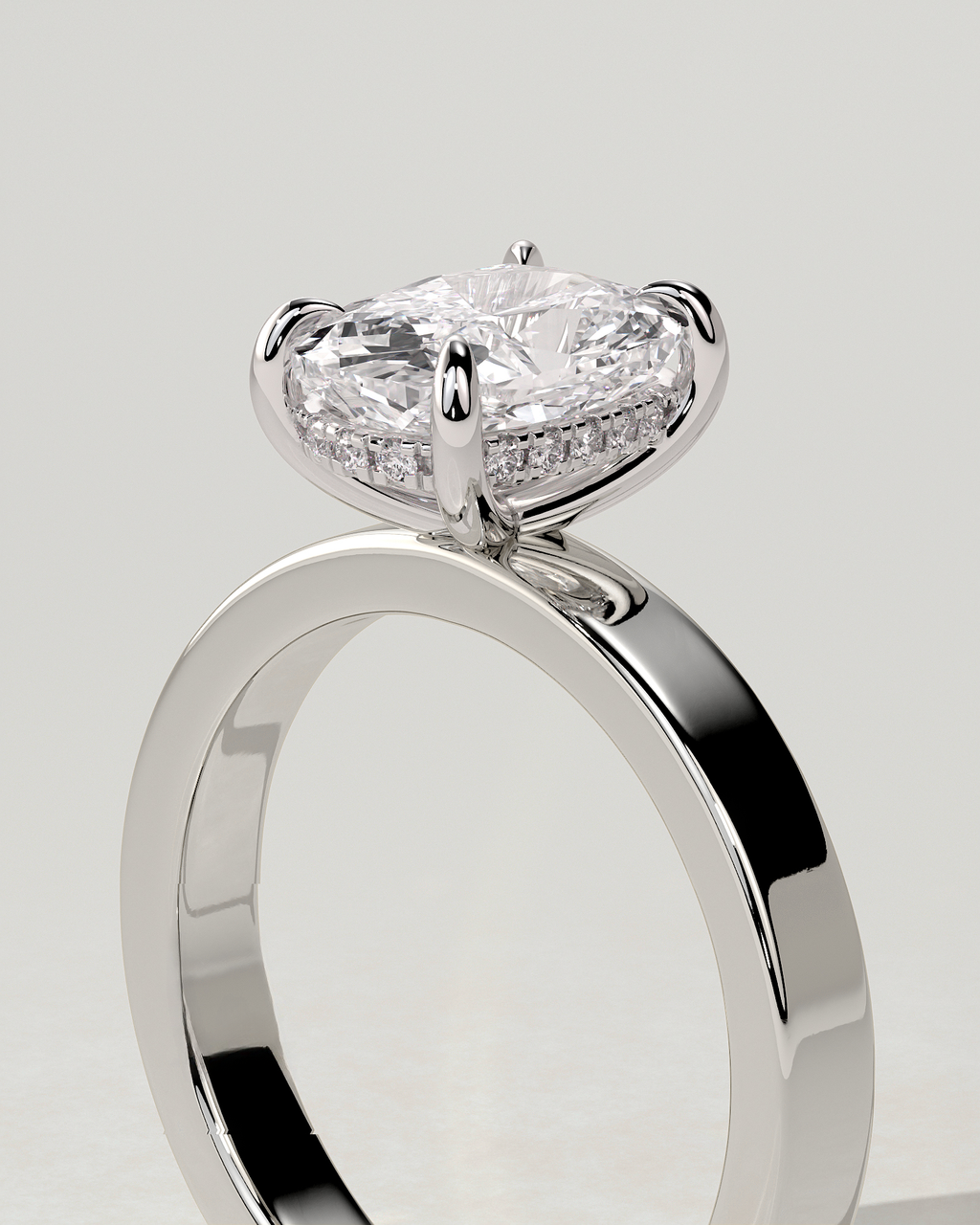 Kai Solitaire Cushion Ring