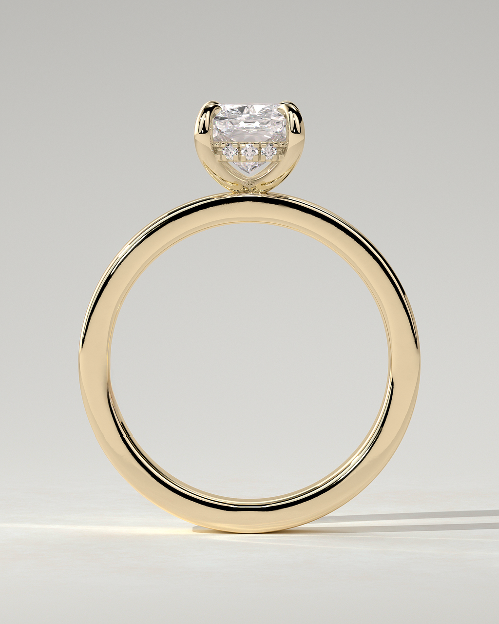 Kai Solitaire Cushion Ring