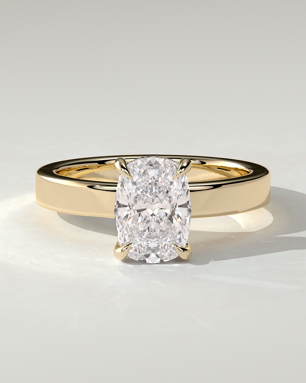 Kai Solitaire Cushion Ring