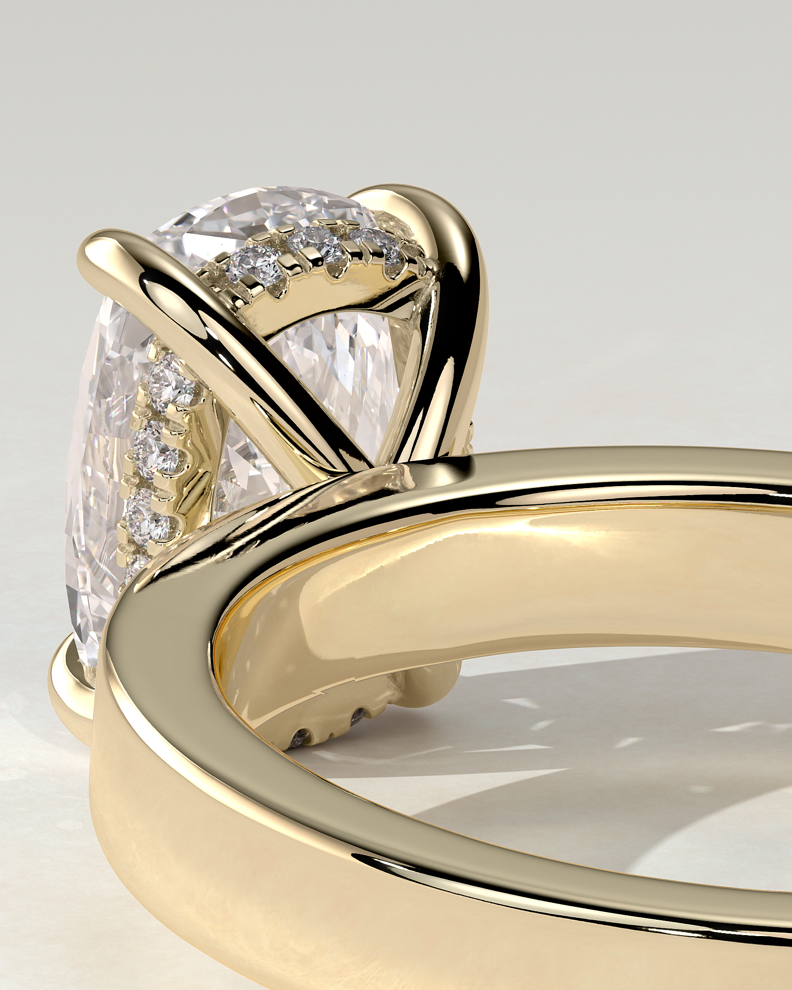 Kai Solitaire Cushion Ring