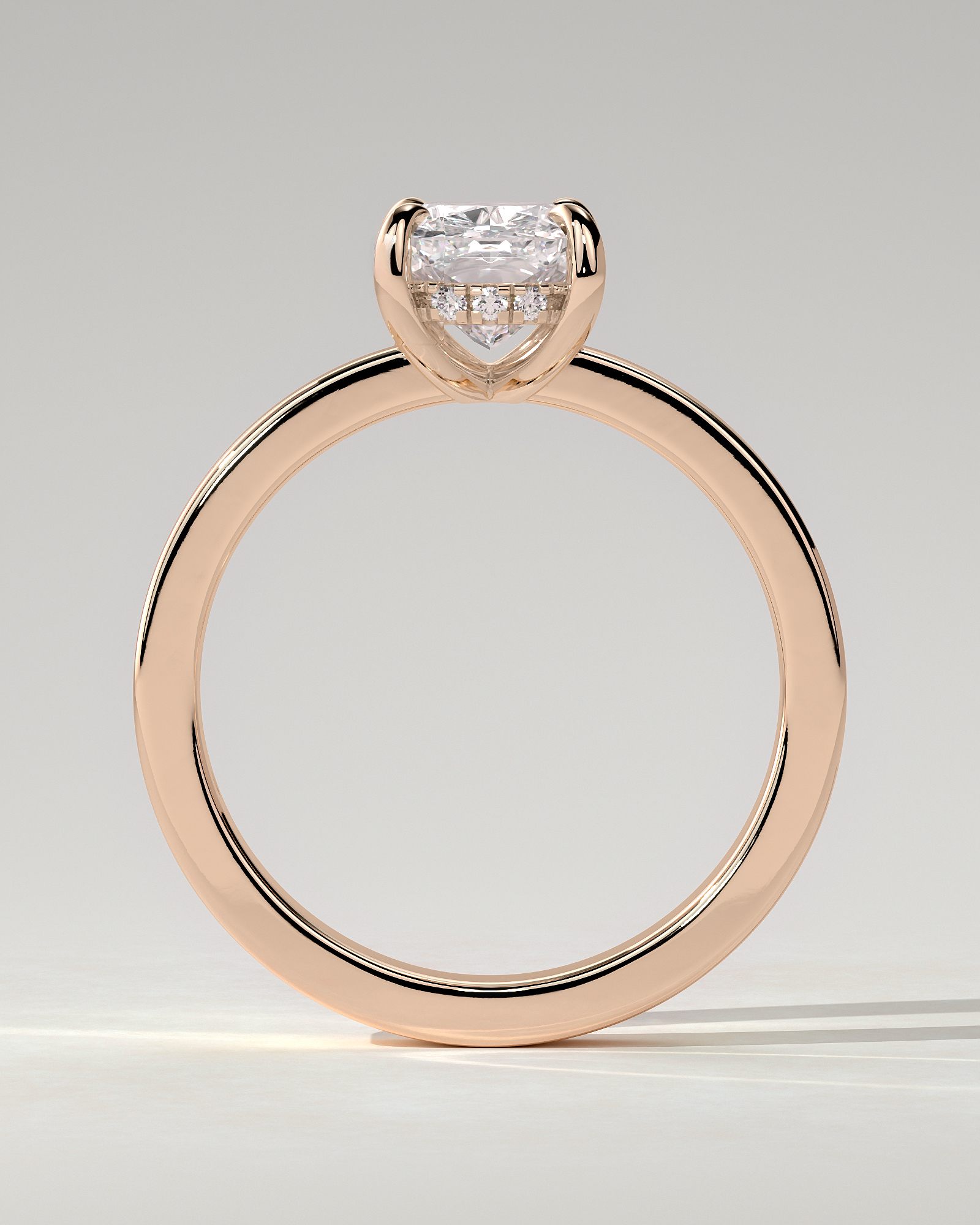 Kai Solitaire Cushion Ring