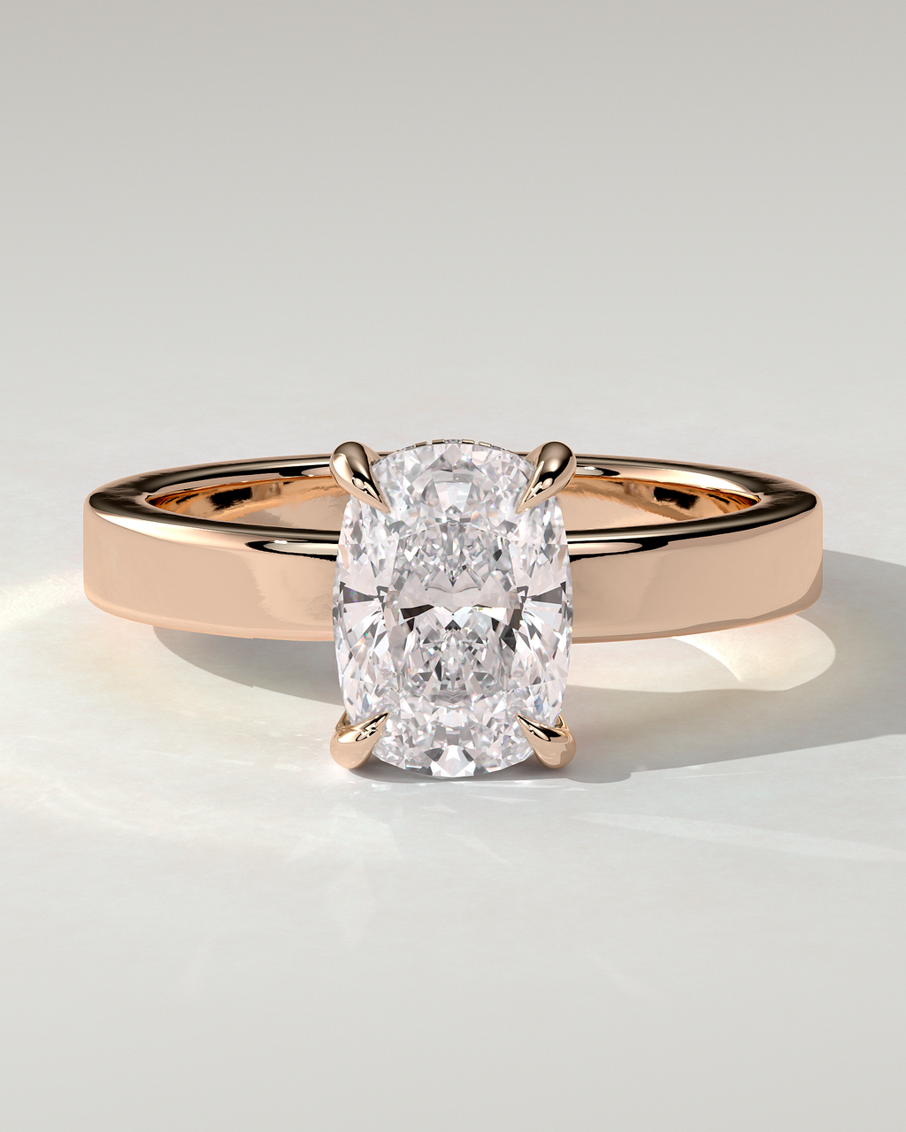 Kai Solitaire Cushion Ring