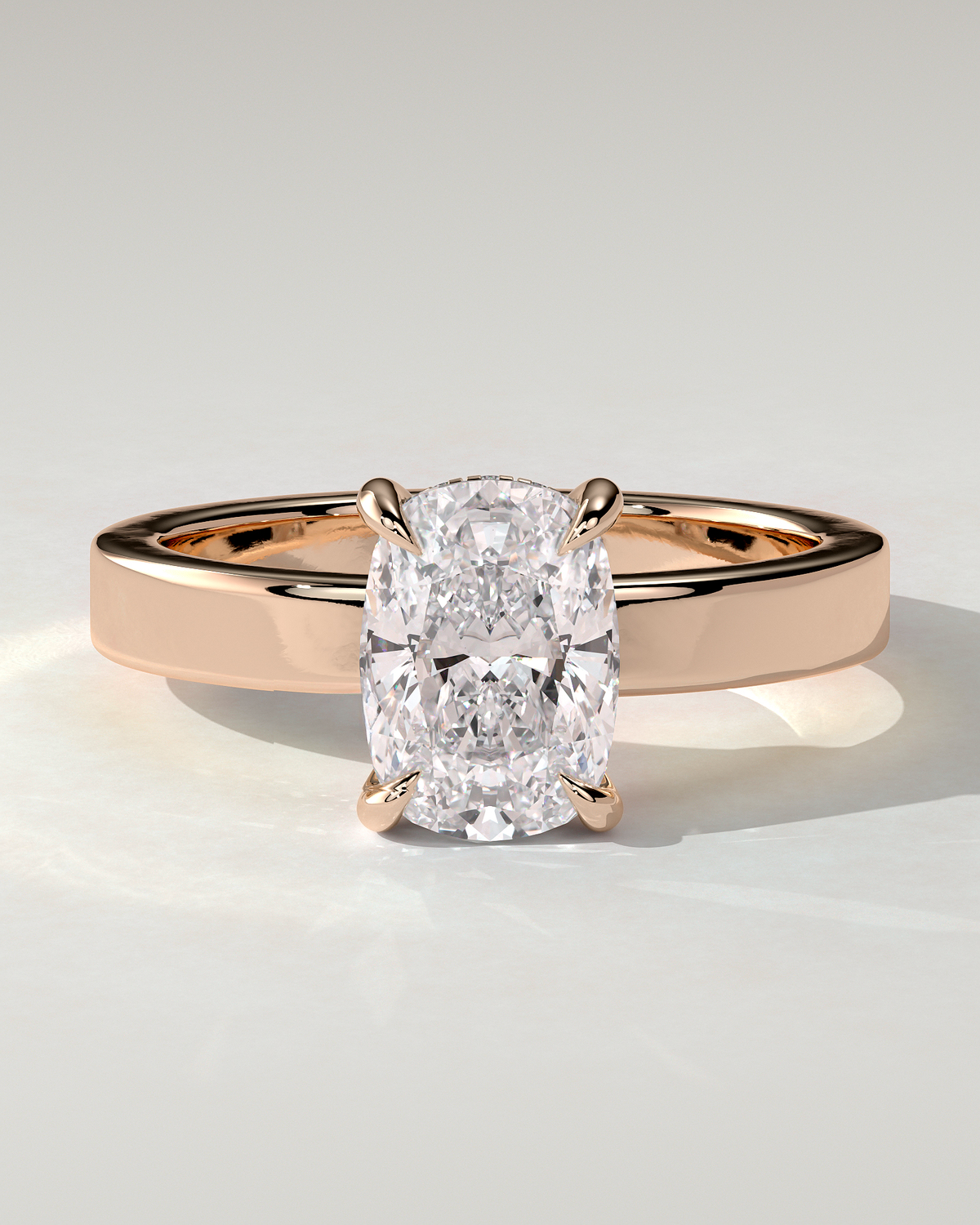 Kai Solitaire Cushion Ring