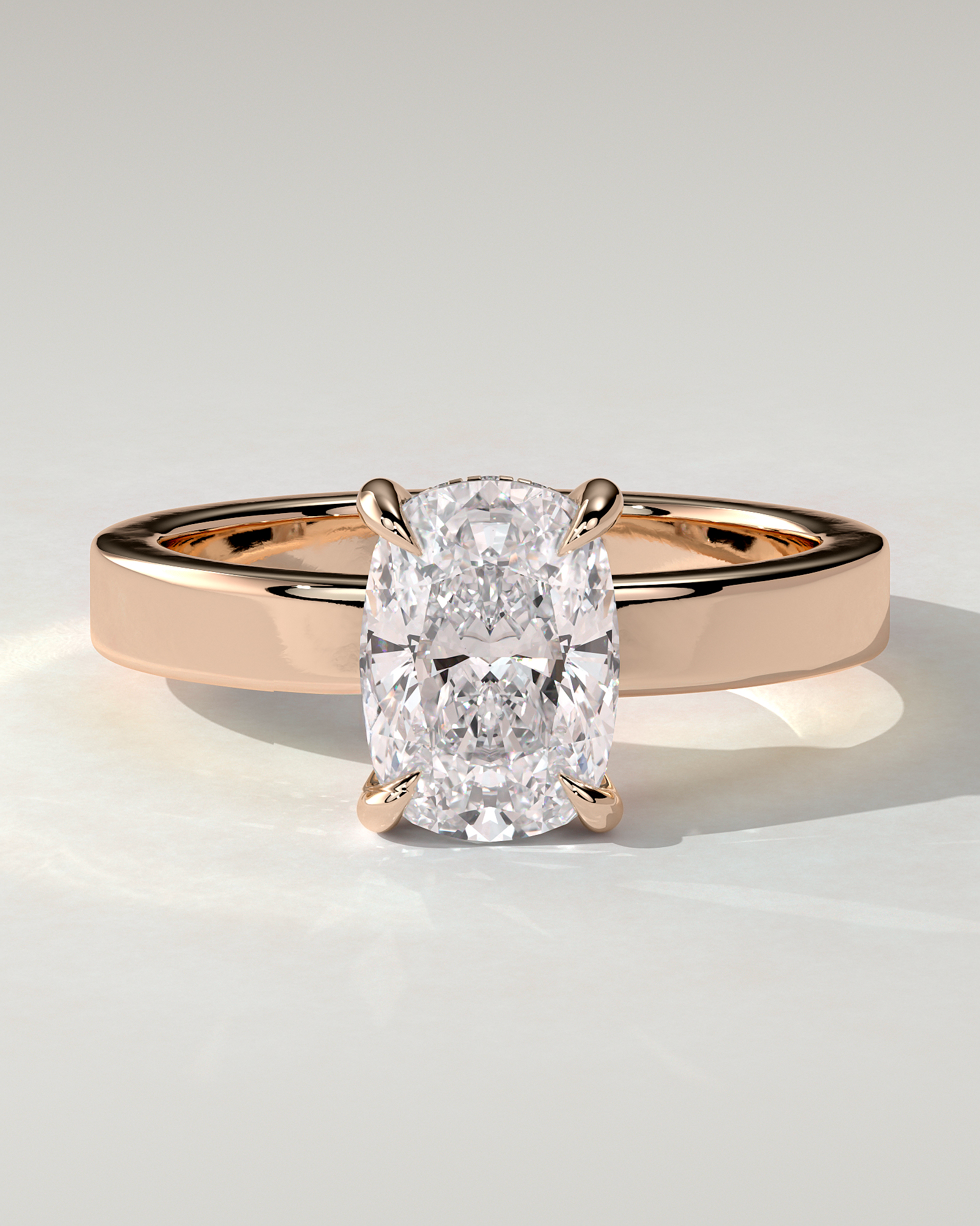Kai Solitaire Cushion Ring