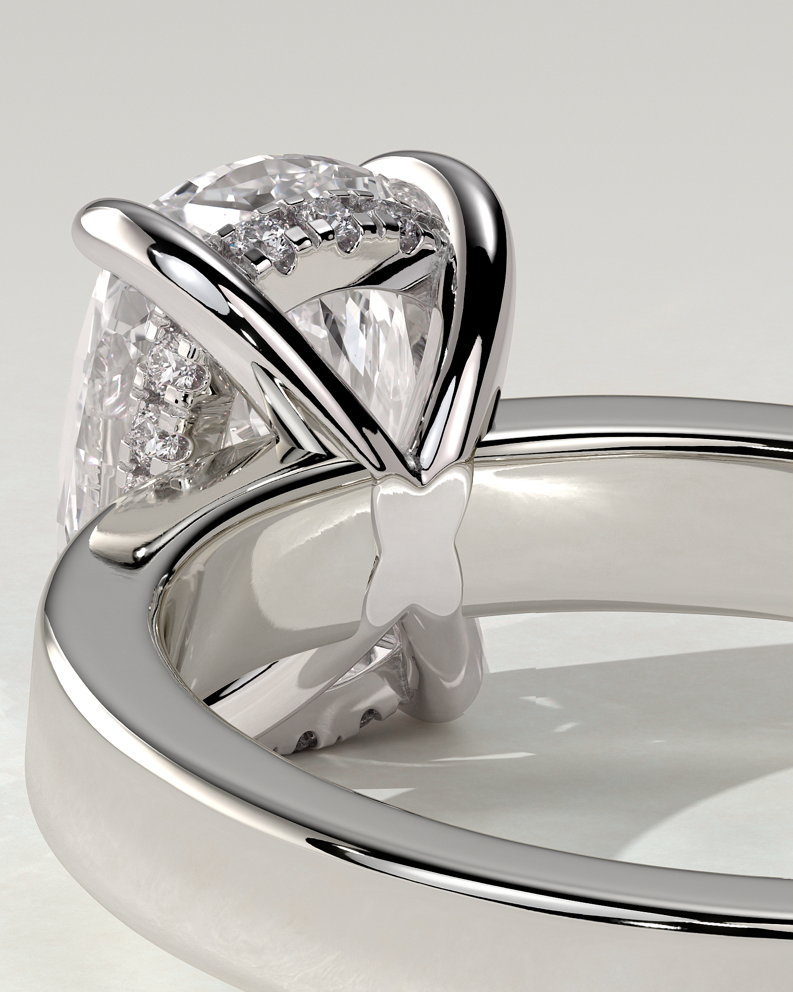 Kai Solitaire Cushion Ring