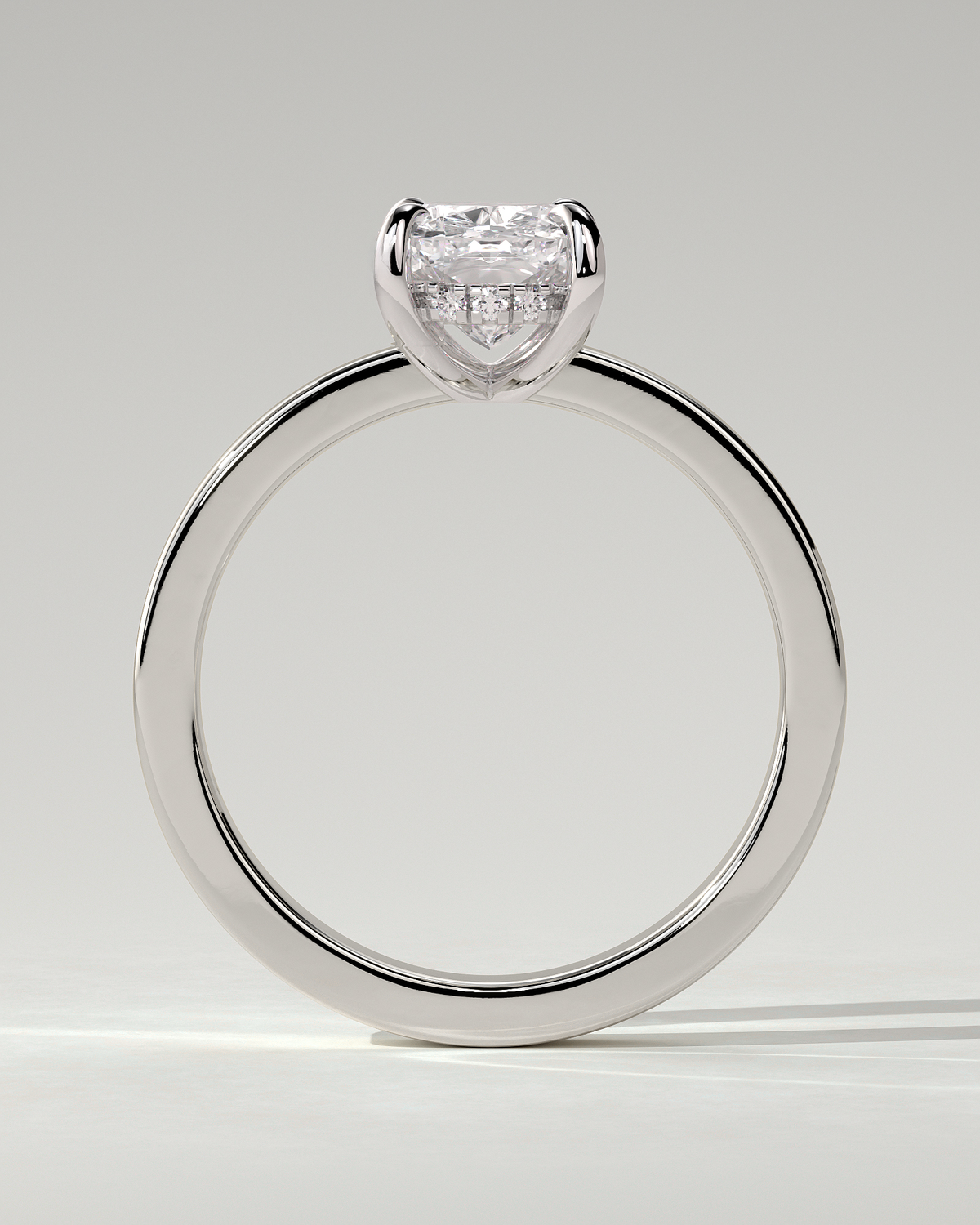Kai Solitaire Cushion Ring