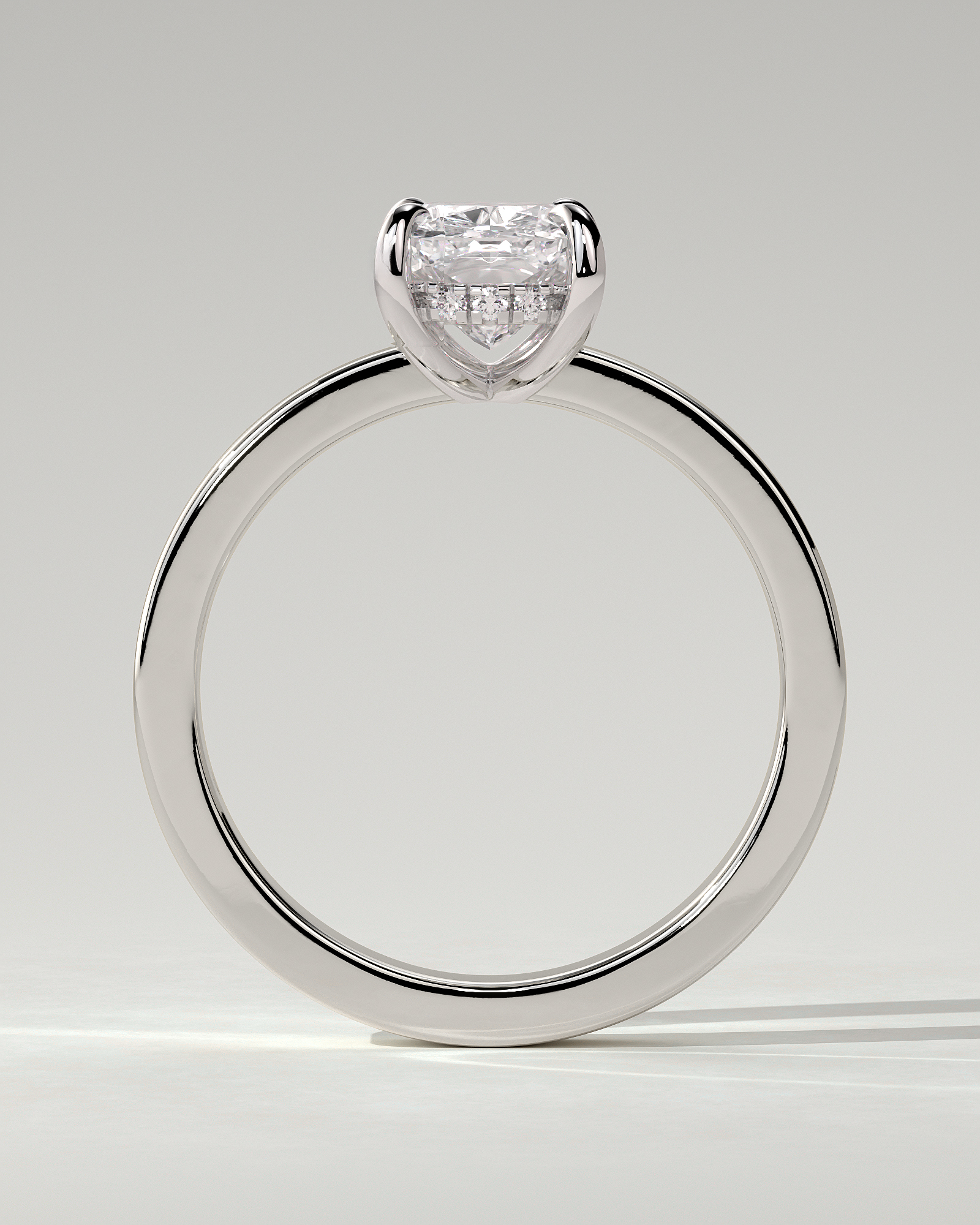 Kai Solitaire Cushion Ring