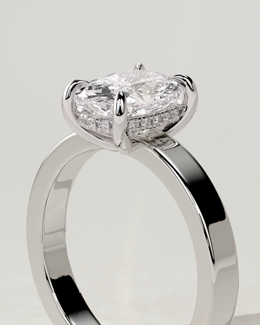 Kai Solitaire Cushion Ring