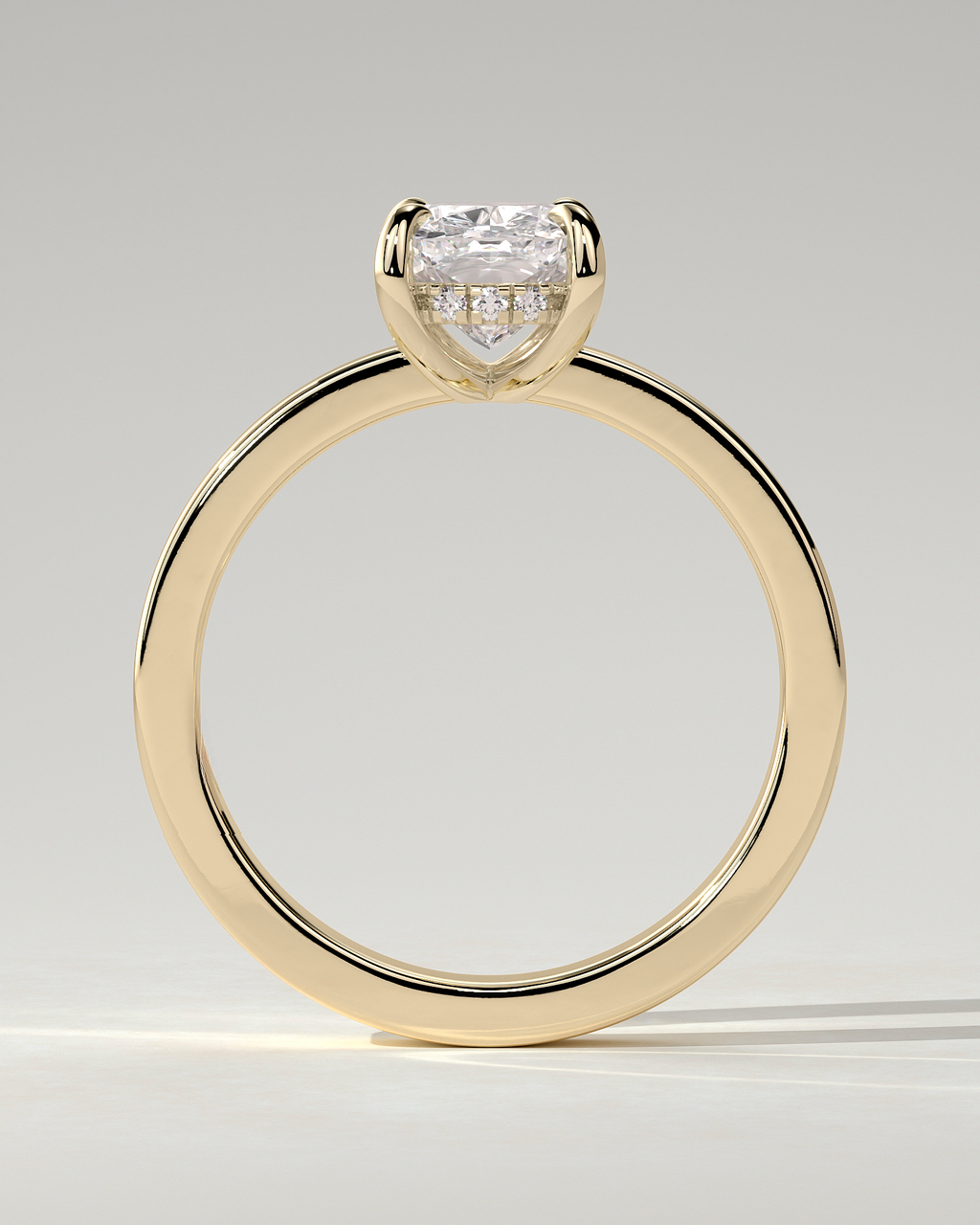 Kai Solitaire Cushion Ring