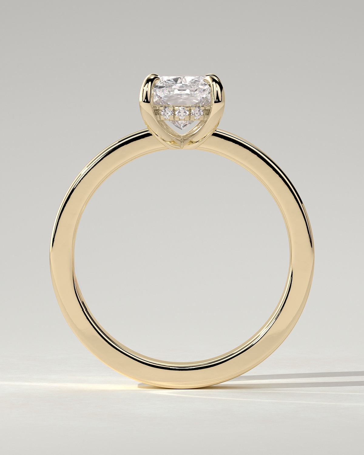 Kai Solitaire Cushion Ring