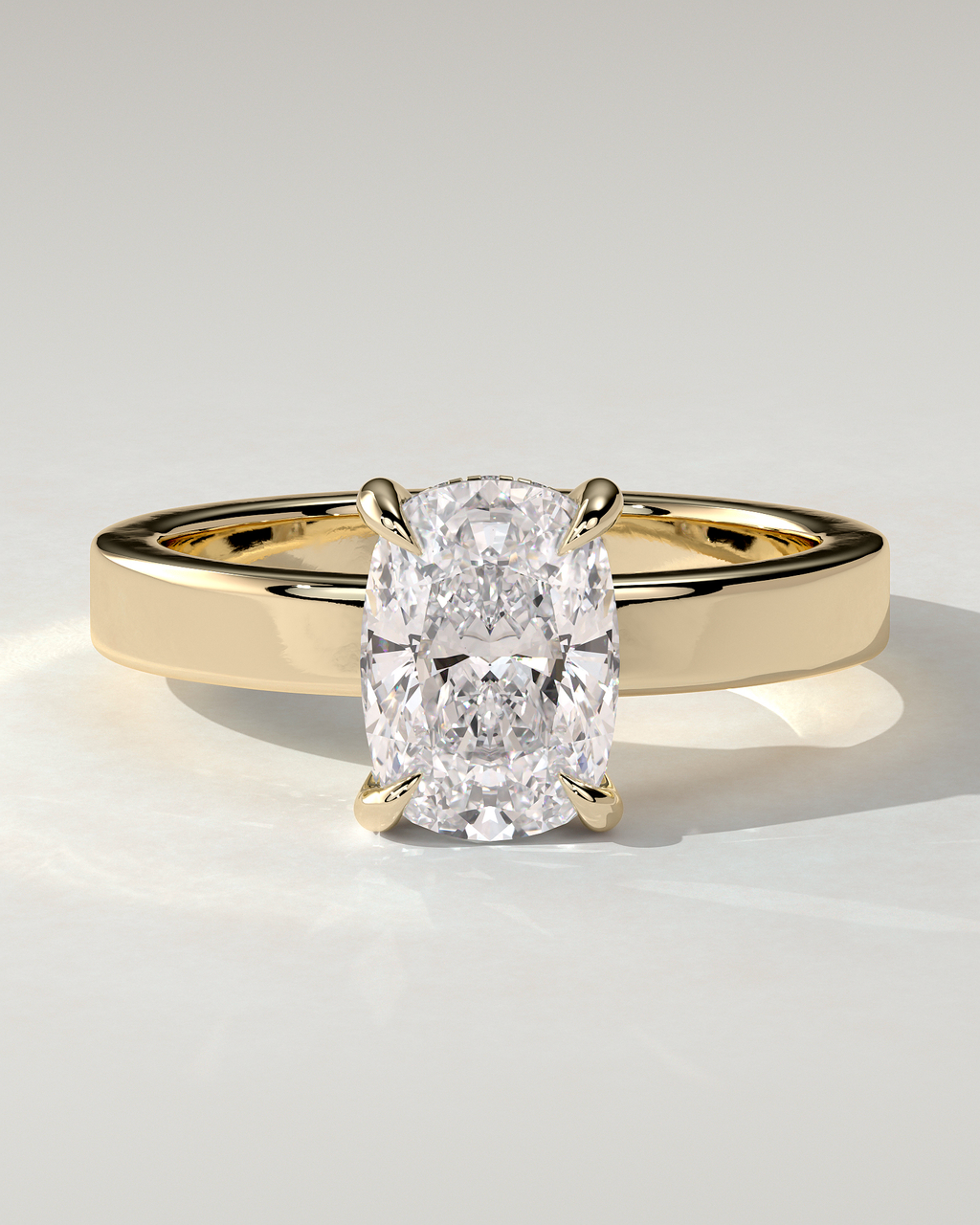 Kai Solitaire Cushion Ring