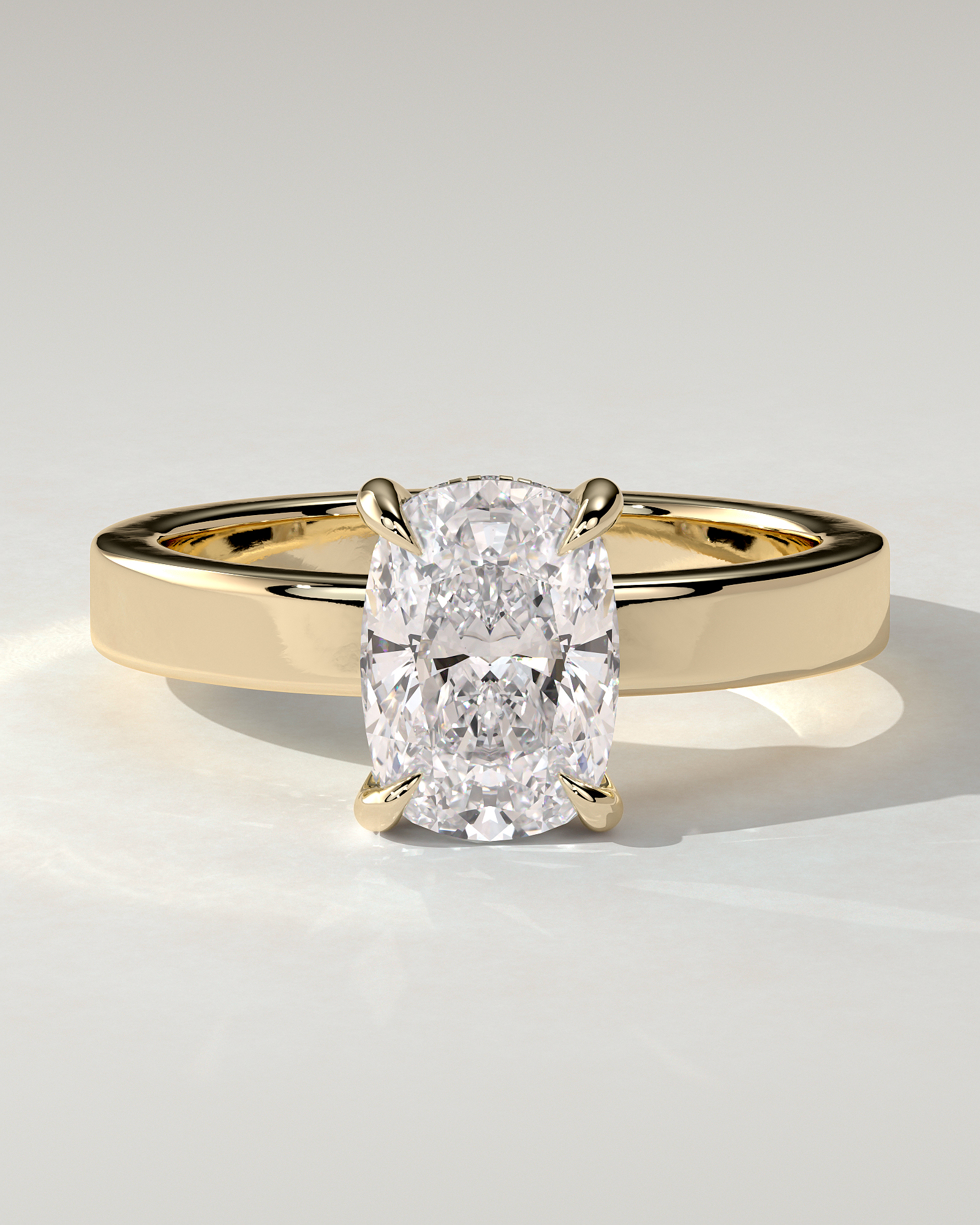 Kai Solitaire Cushion Ring