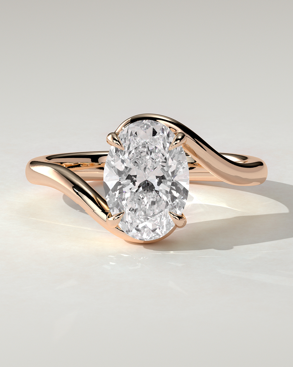 Kala Solitaire Oval Ring