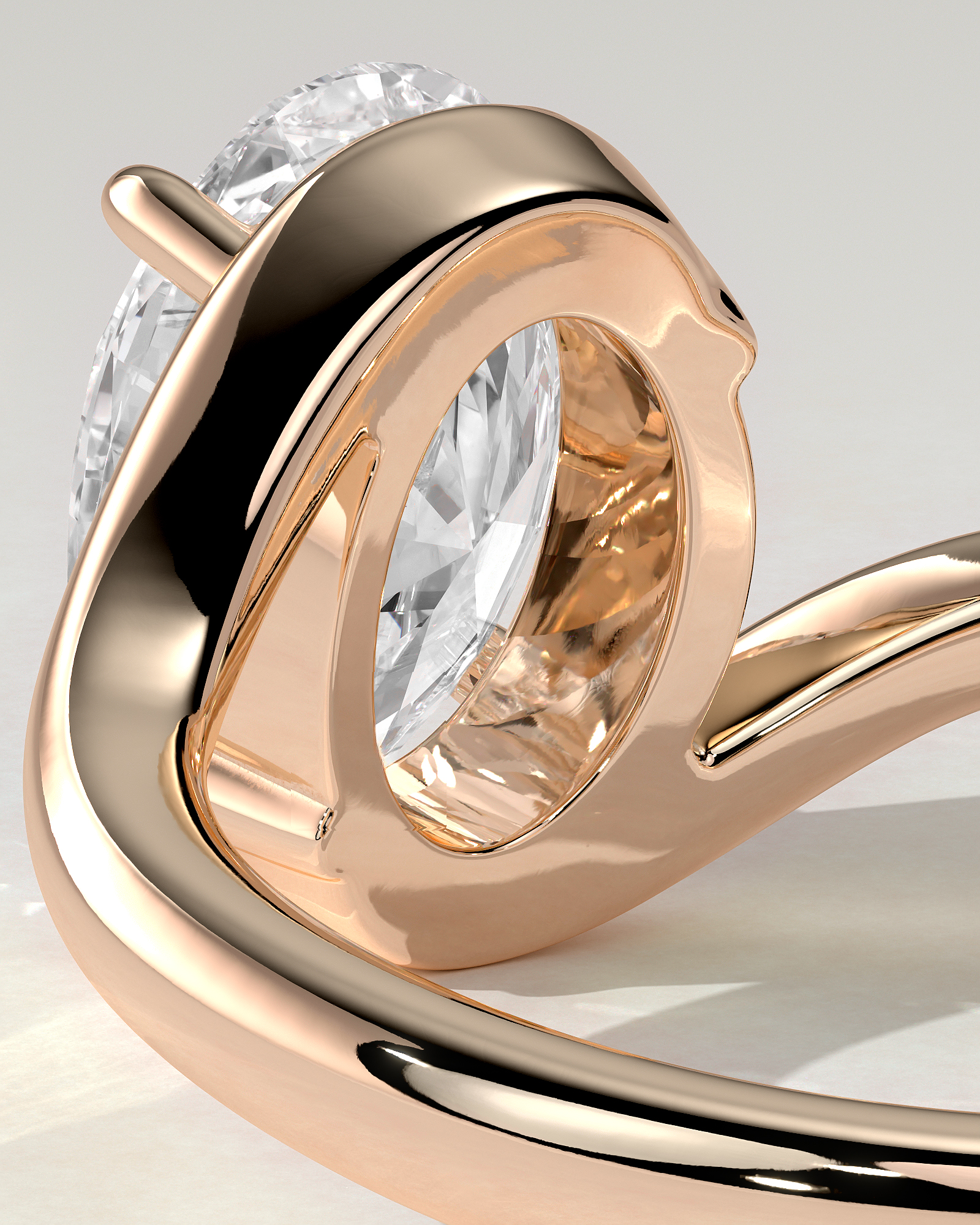 Kala Solitaire Oval Ring