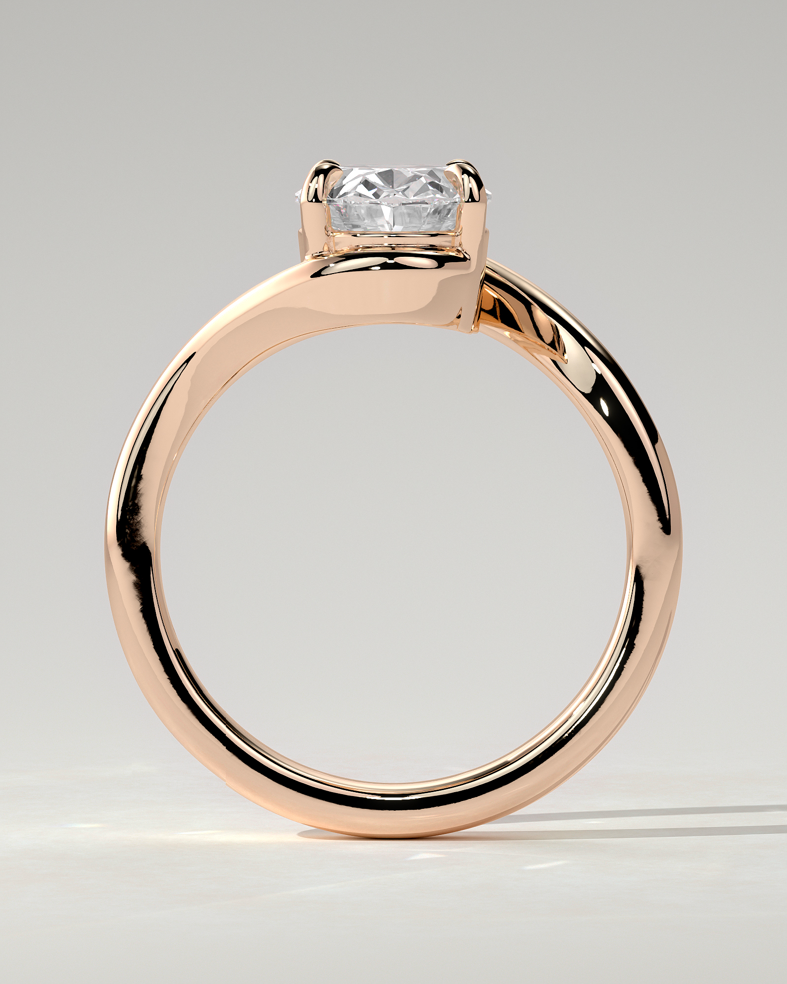 Kala Solitaire Oval Ring