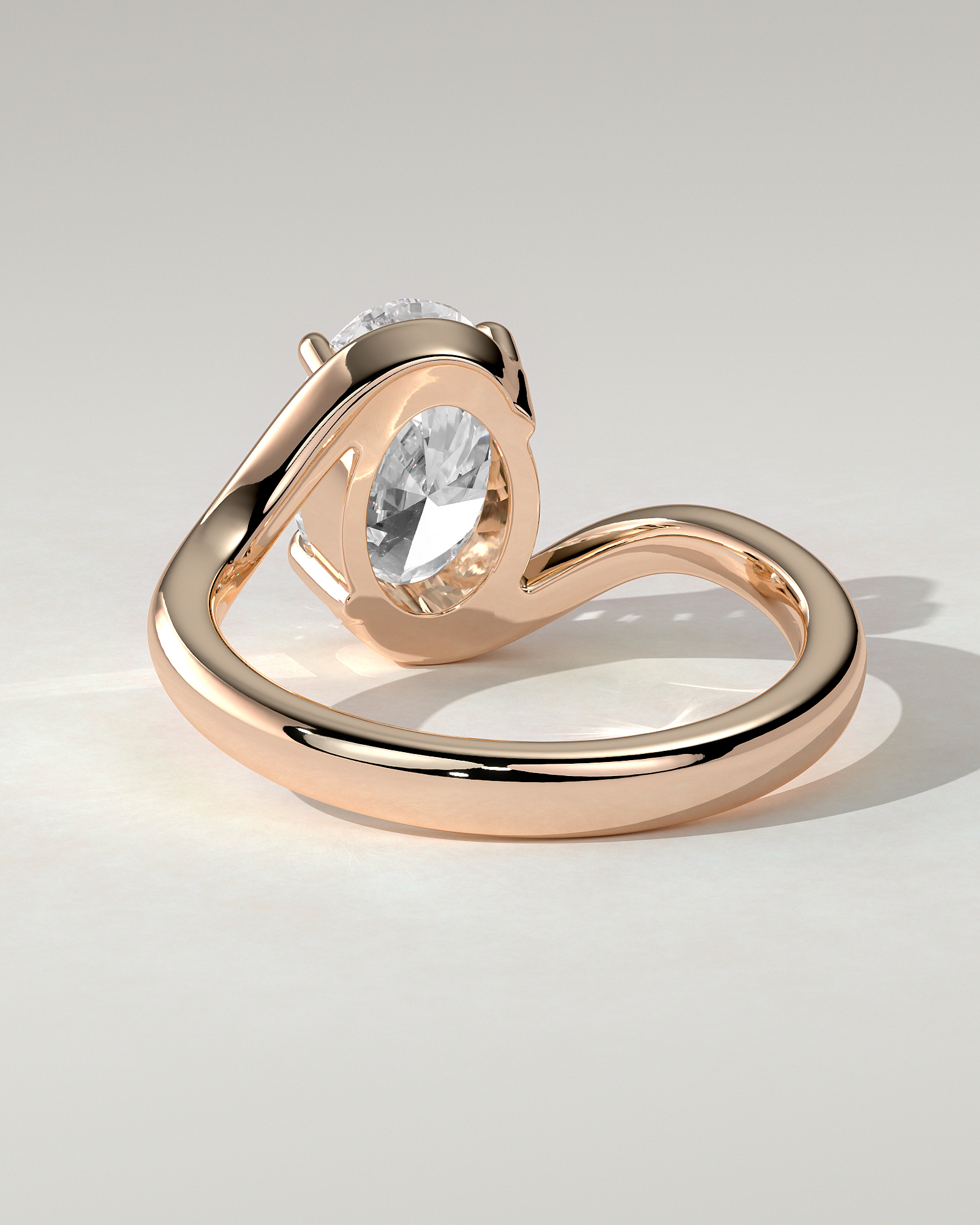Kala Solitaire Oval Ring