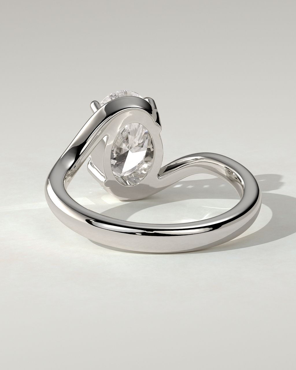 Kala Solitaire Oval Ring