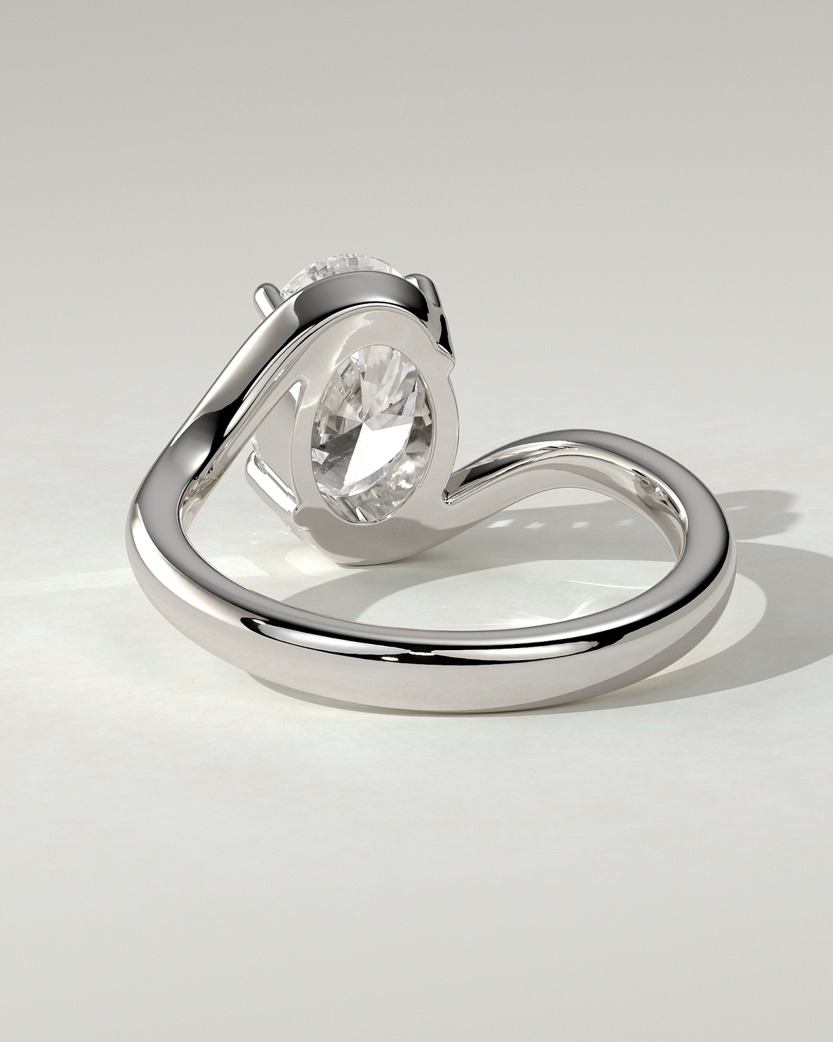 Kala Solitaire Oval Ring