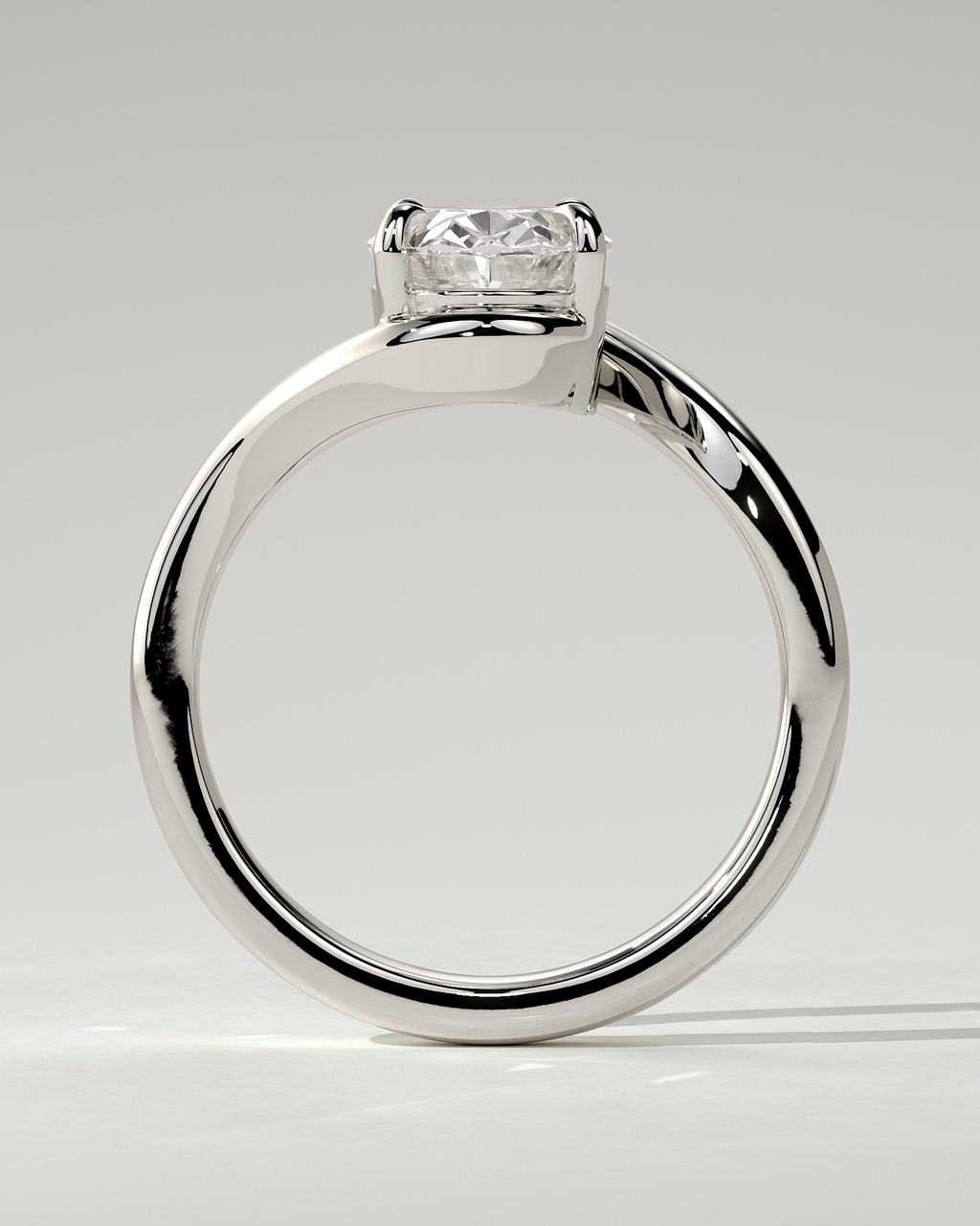 Kala Solitaire Oval Ring