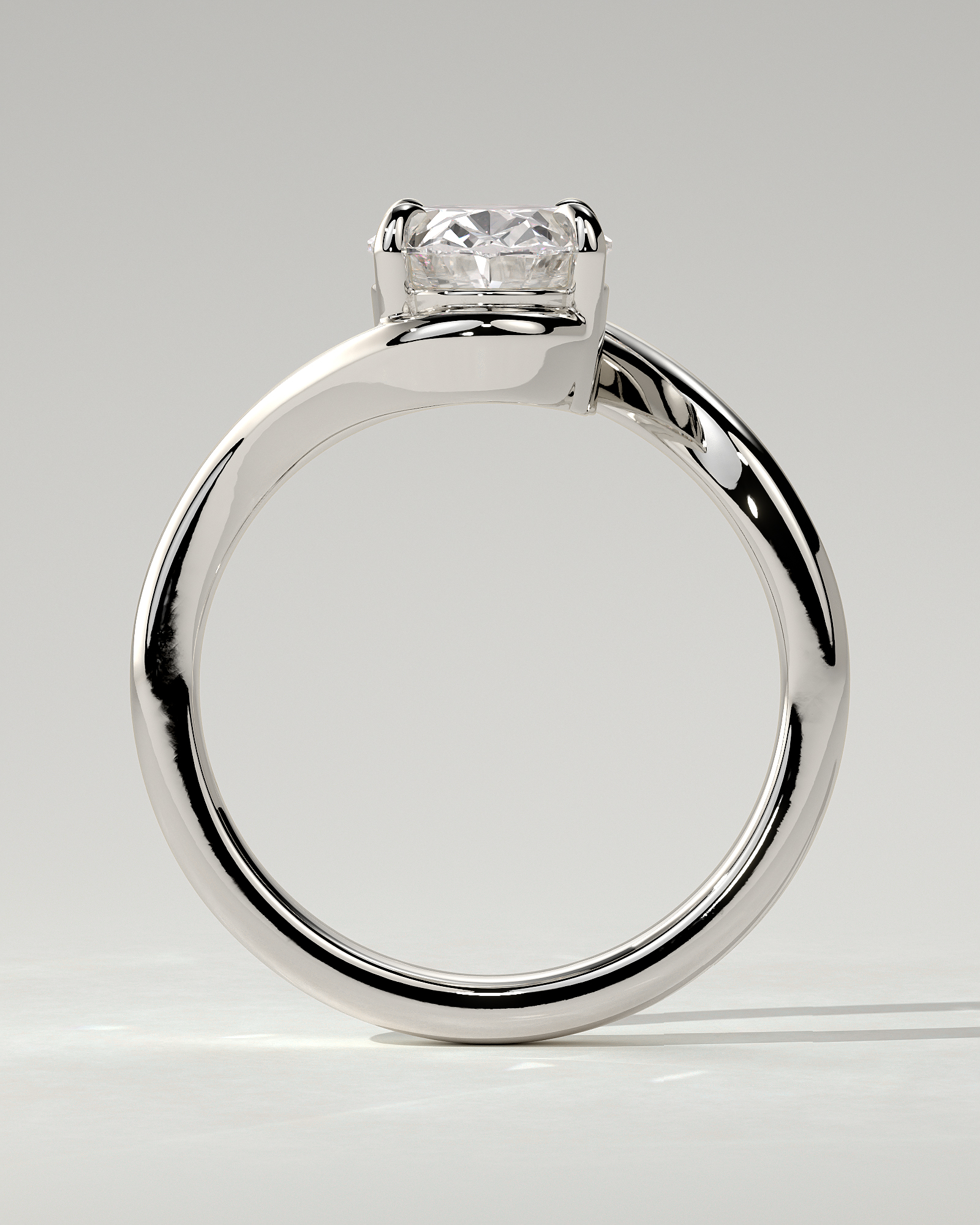 Kala Solitaire Oval Ring