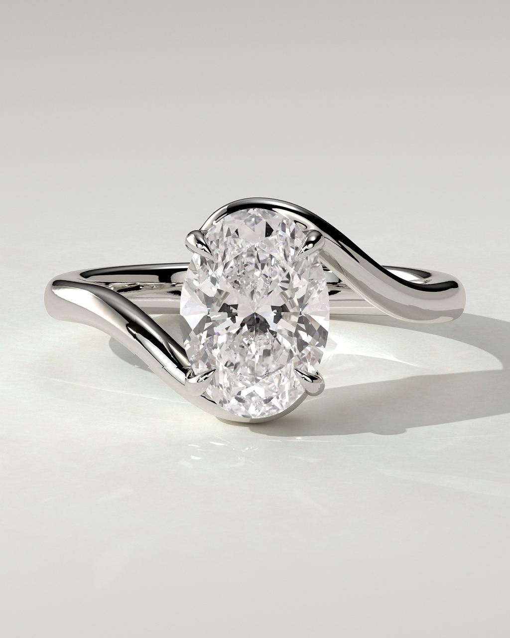 Kala Solitaire Oval Ring