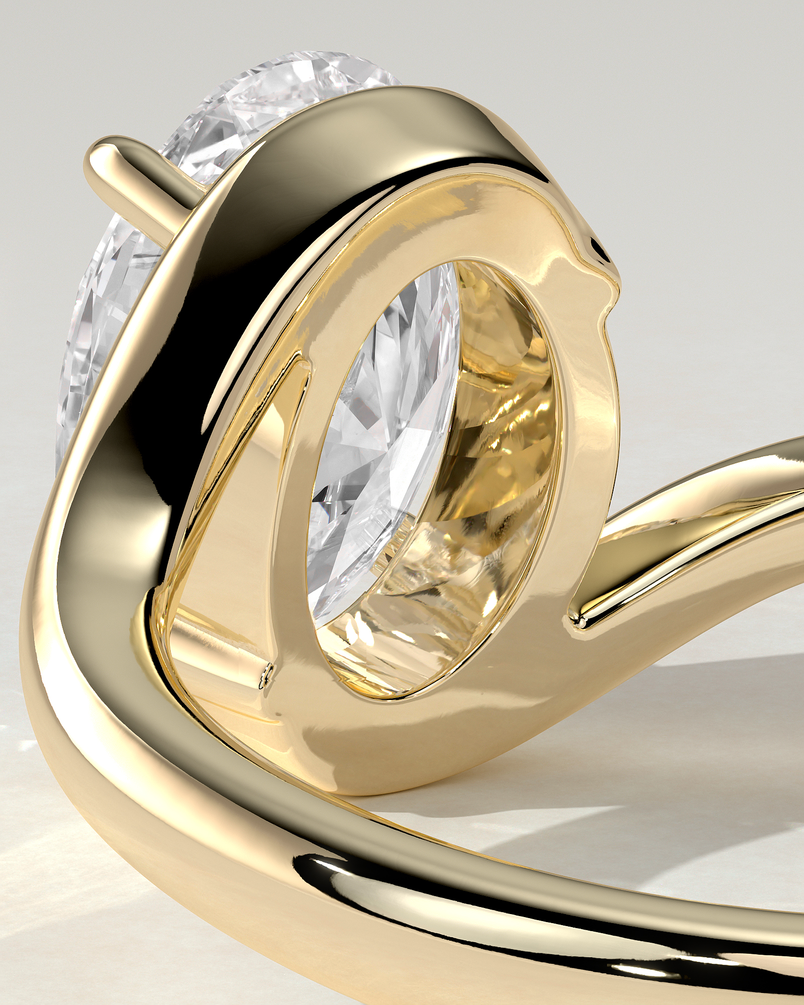 Kala Solitaire Oval Ring