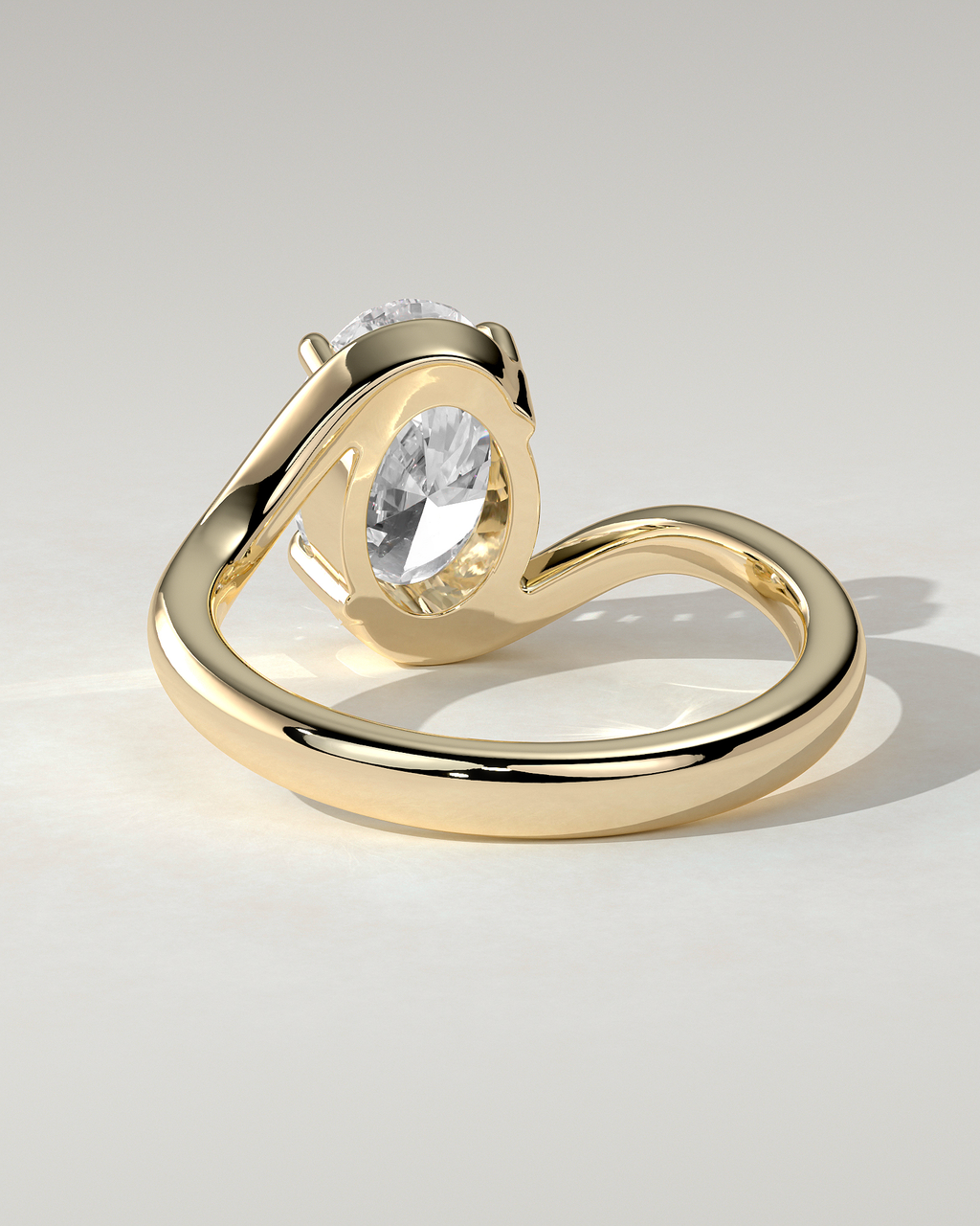 Kala Solitaire Oval Ring